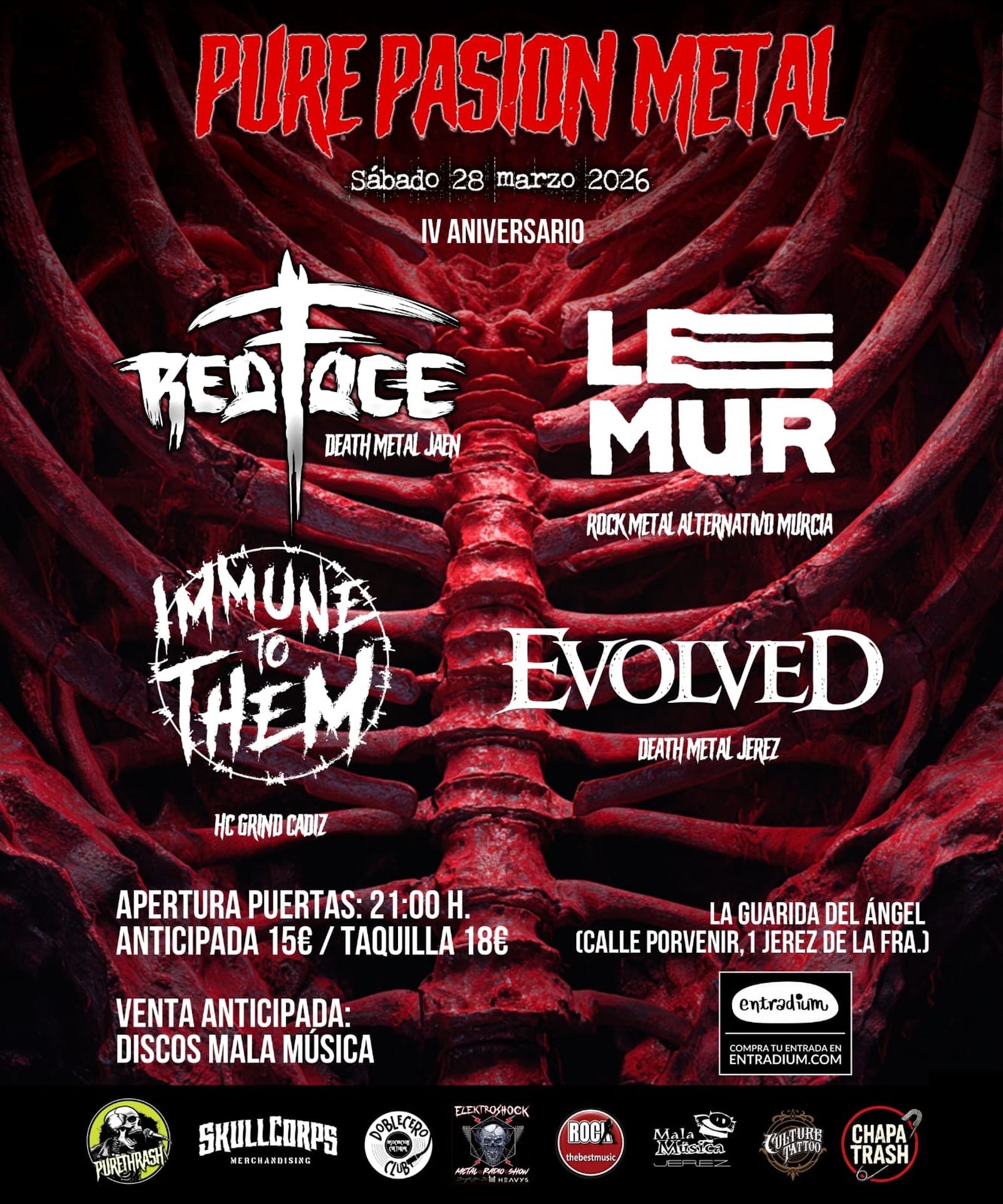Cartel del Festival Pure Pasión Metal de 2026