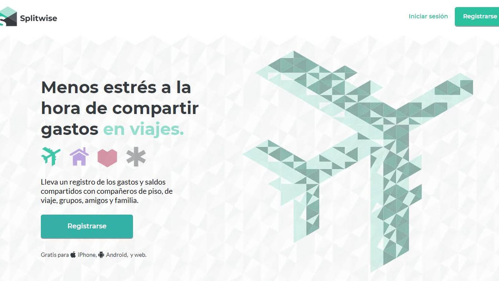Web de Splitwise