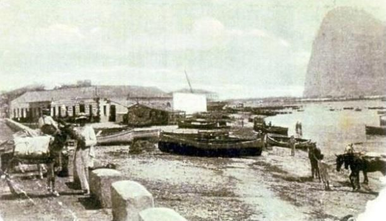 La playa de Poniente, en el siglo XIX