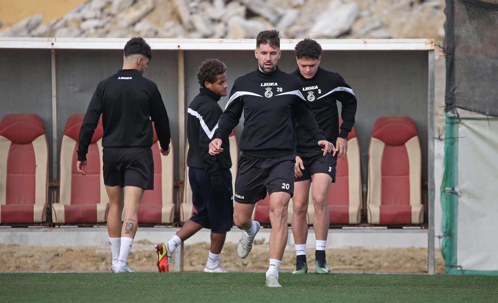 Fotos del entrenamiento de la Balona  previo al partido contra el Deportivo de La Coruña