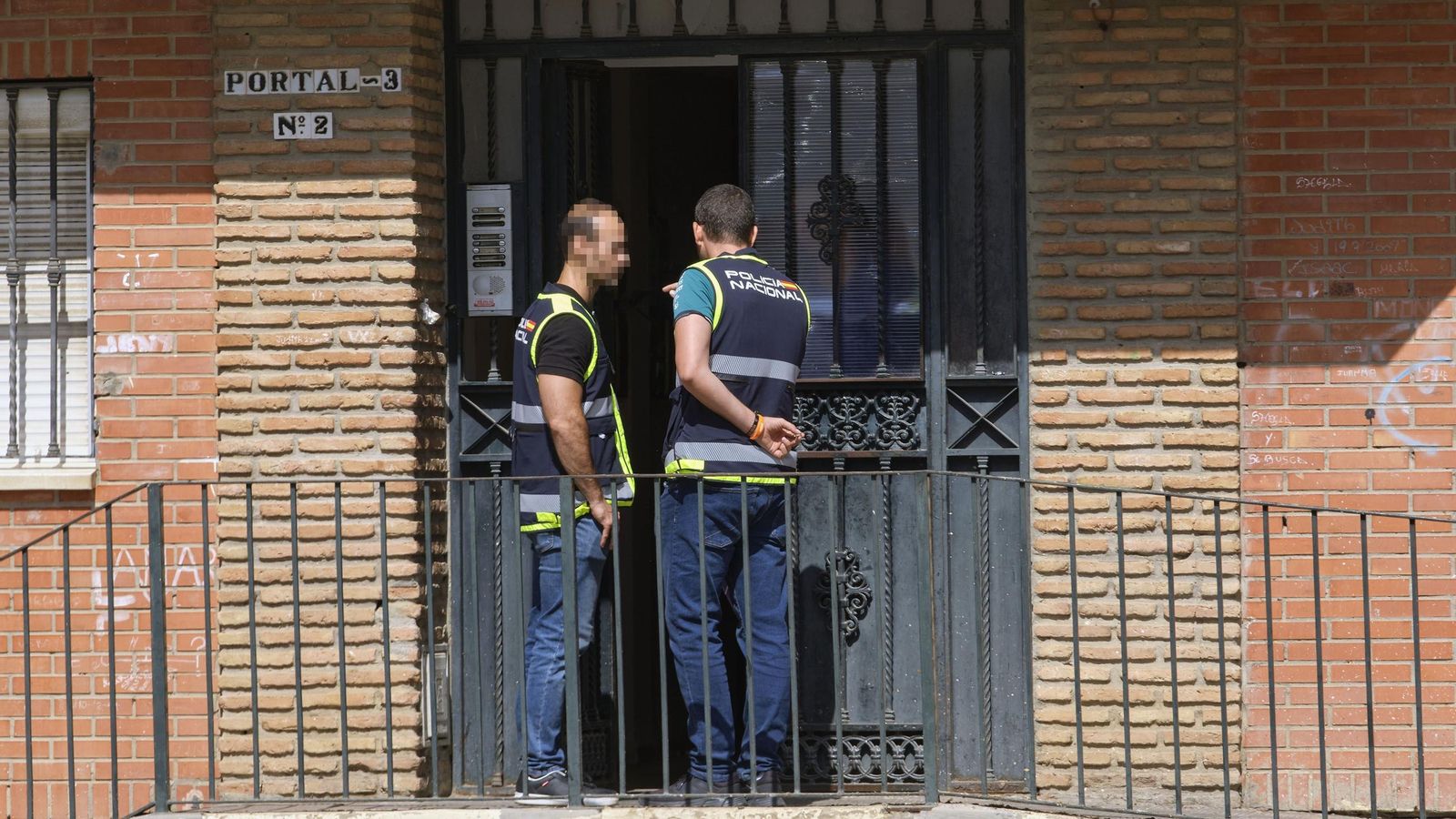 La operación en la barriada de Rabesa. La operación en la barriada de Rabesa.