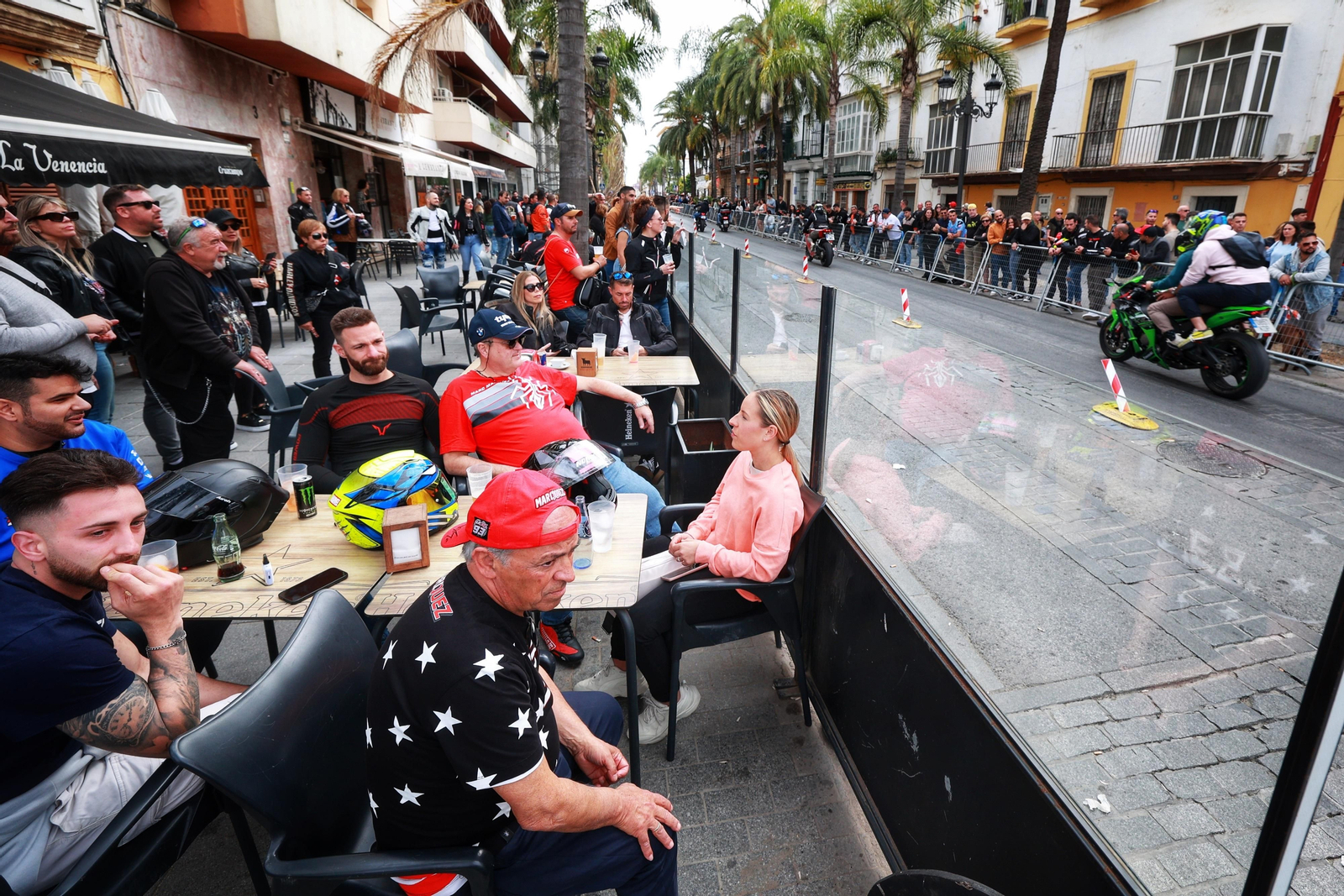 Las imágenes del viernes de Motorada en El Puerto por el Gran Premio de Motociclismo de Jerez 2024