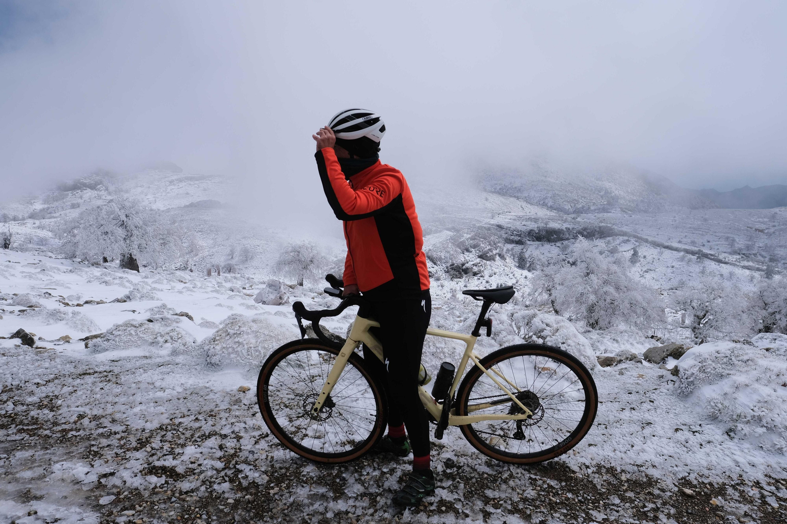 La nevada en la Sierra de las Nieves, en fotos.