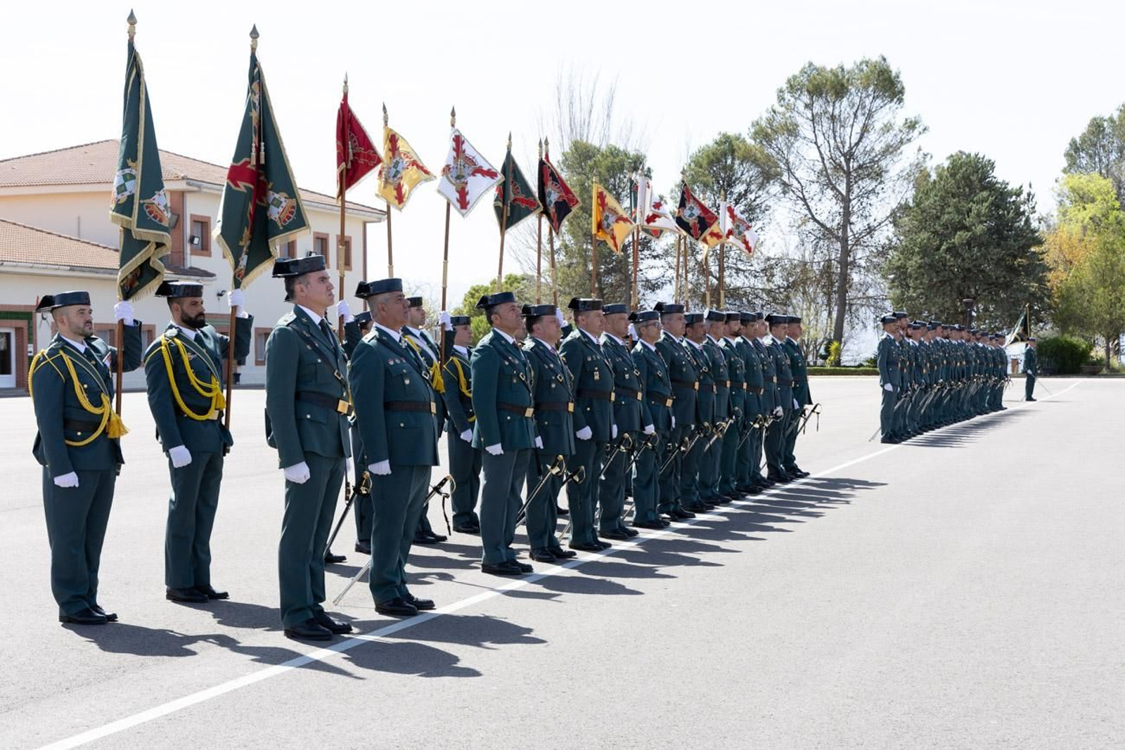 Jura de bandera de la 130ª promoción de guardias civiles de la Academia de Baeza