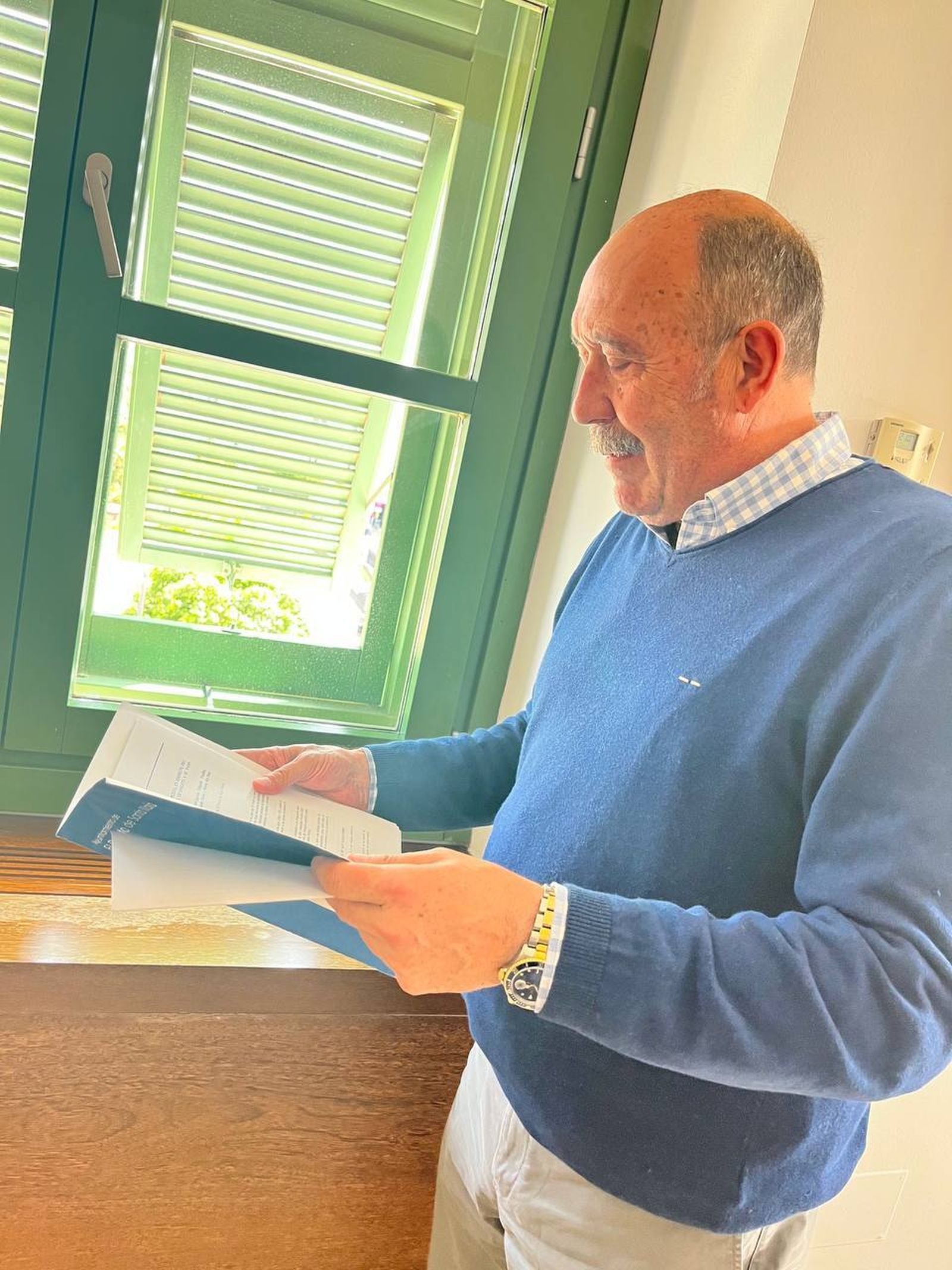 Una imagen del concejal en el Ayuntamiento.