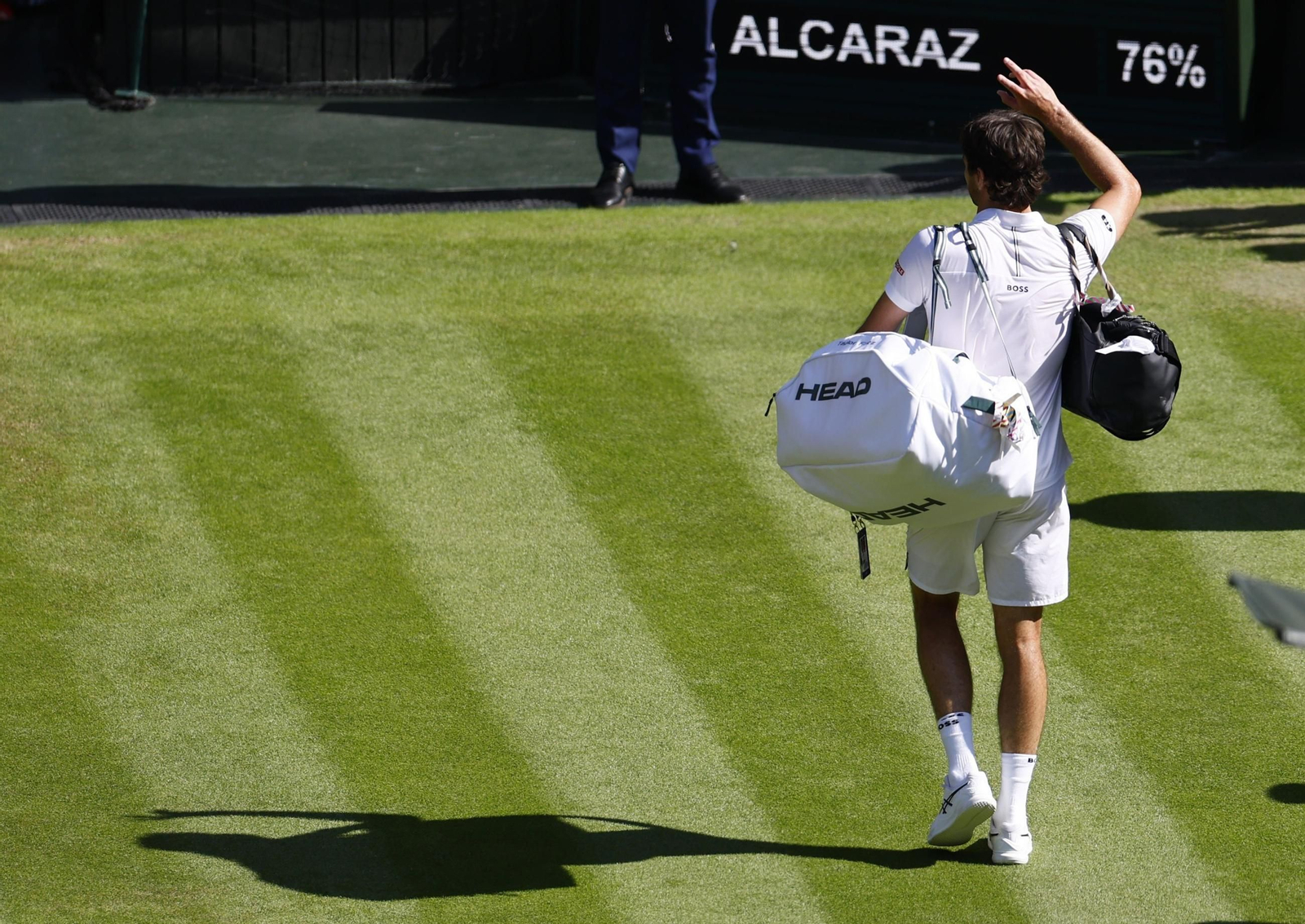 Las fotos del pase de Alcaraz a la final de Wimbledon Las fotos del pase de Alcaraz a la final de Wimbledon