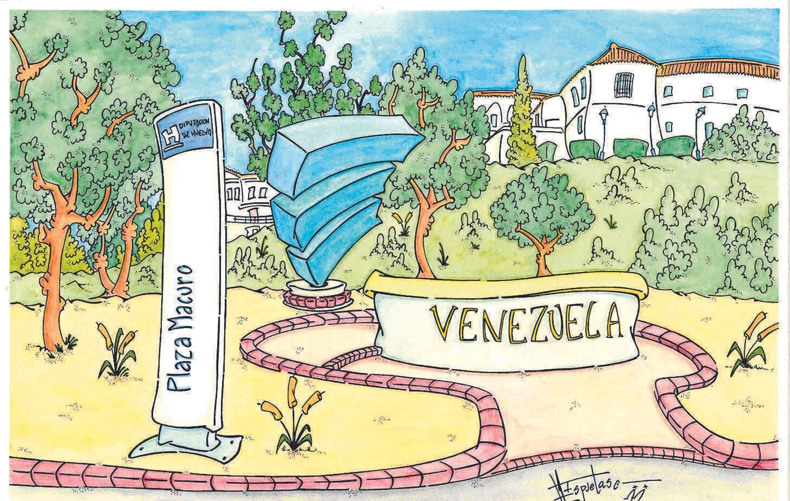 Plaza Macuro en La Rábida