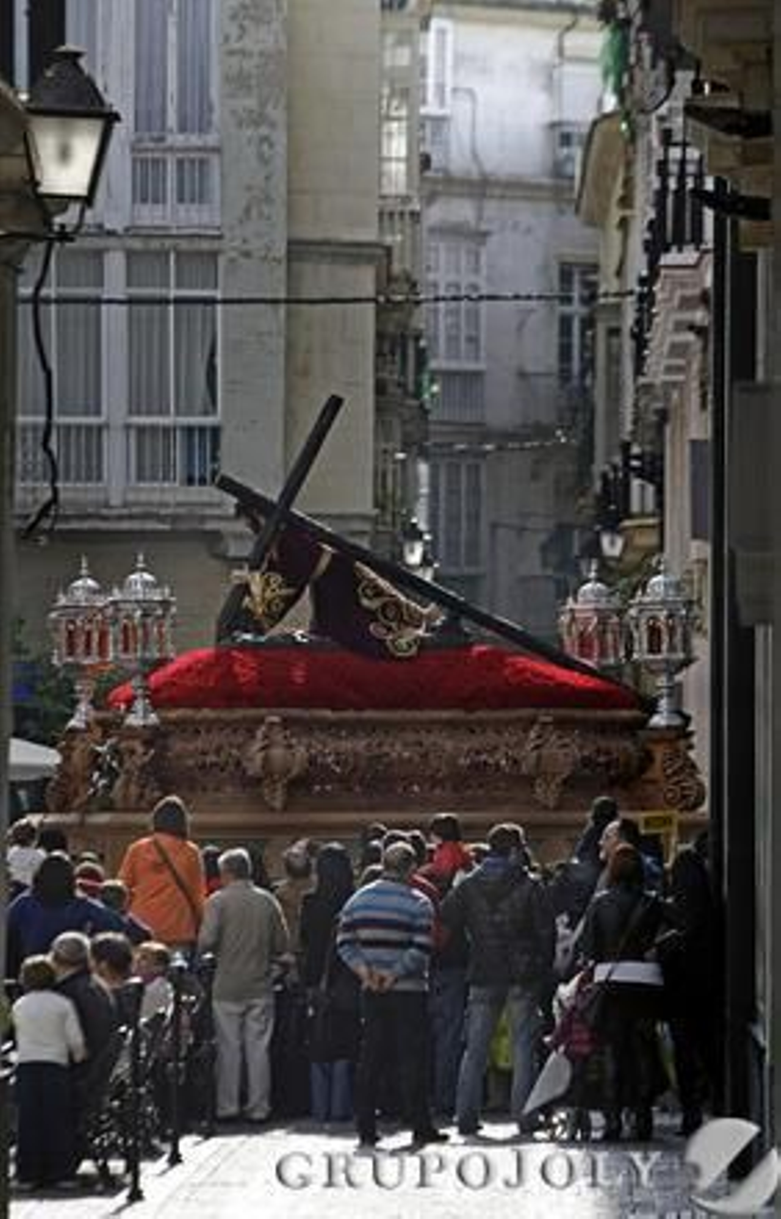 Salida procesional de Jesús Caído. 

Foto: Julio Gonzalez