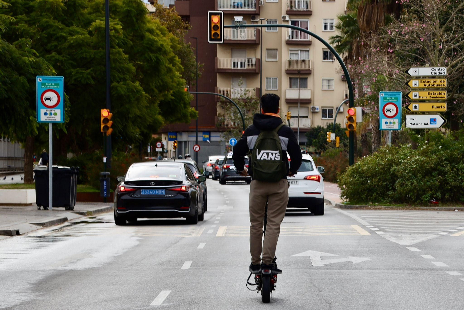 Málaga activa las cámaras de la Zona de Bajas Emisiones
