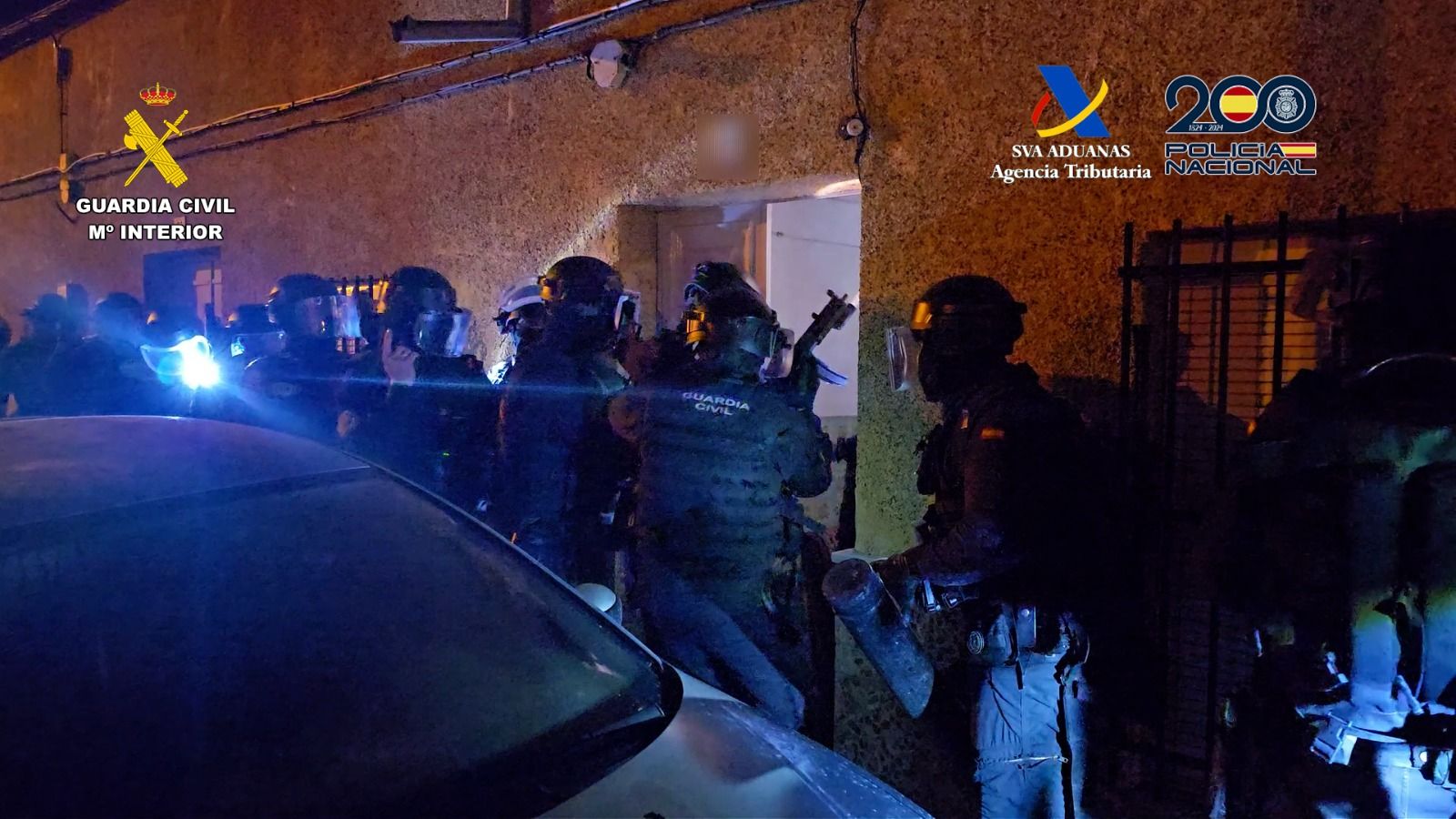 Operación contra el tráfico de marihuana en Marinaleda.