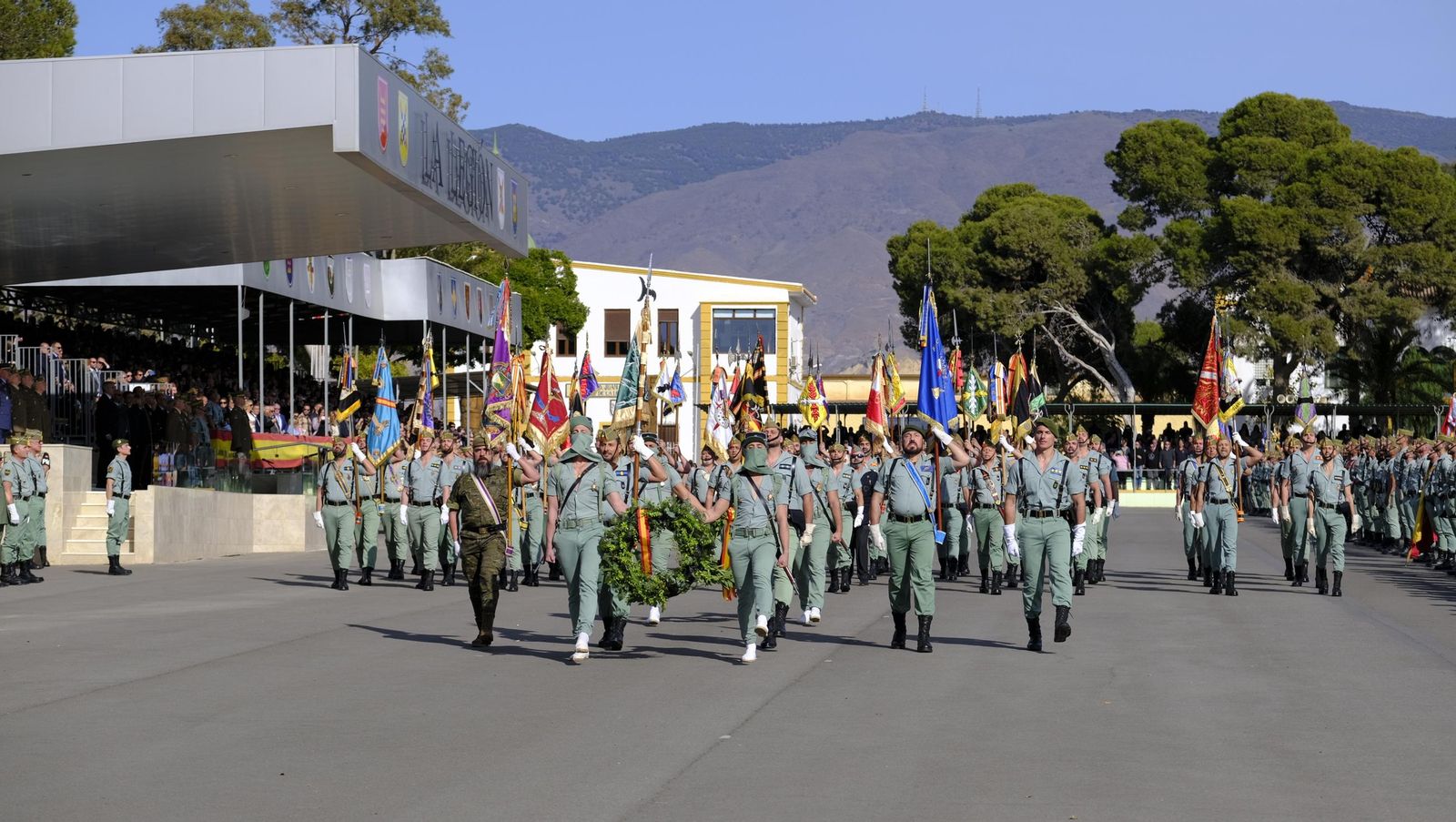Conmemoración del Combate de Edchera en la Base Álvarez de Sotomayor de La Legión, en imágenes