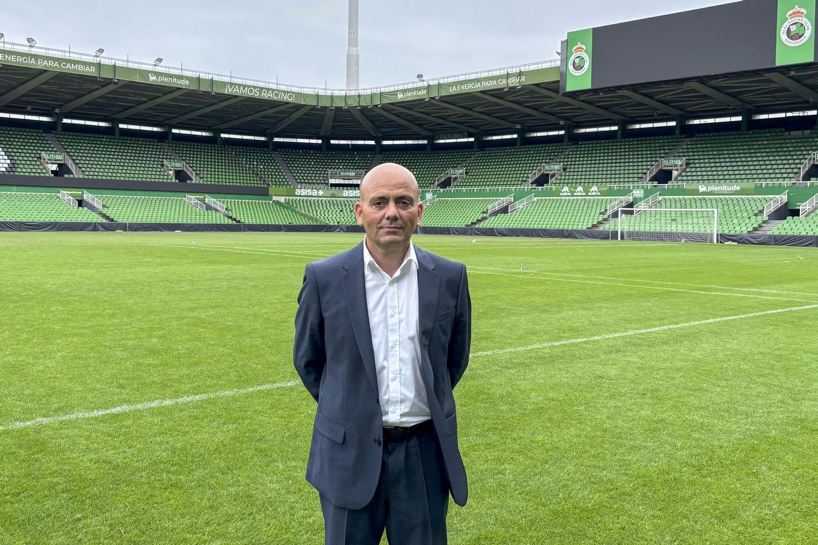 Chema Aragón, director deportivo del Racing.