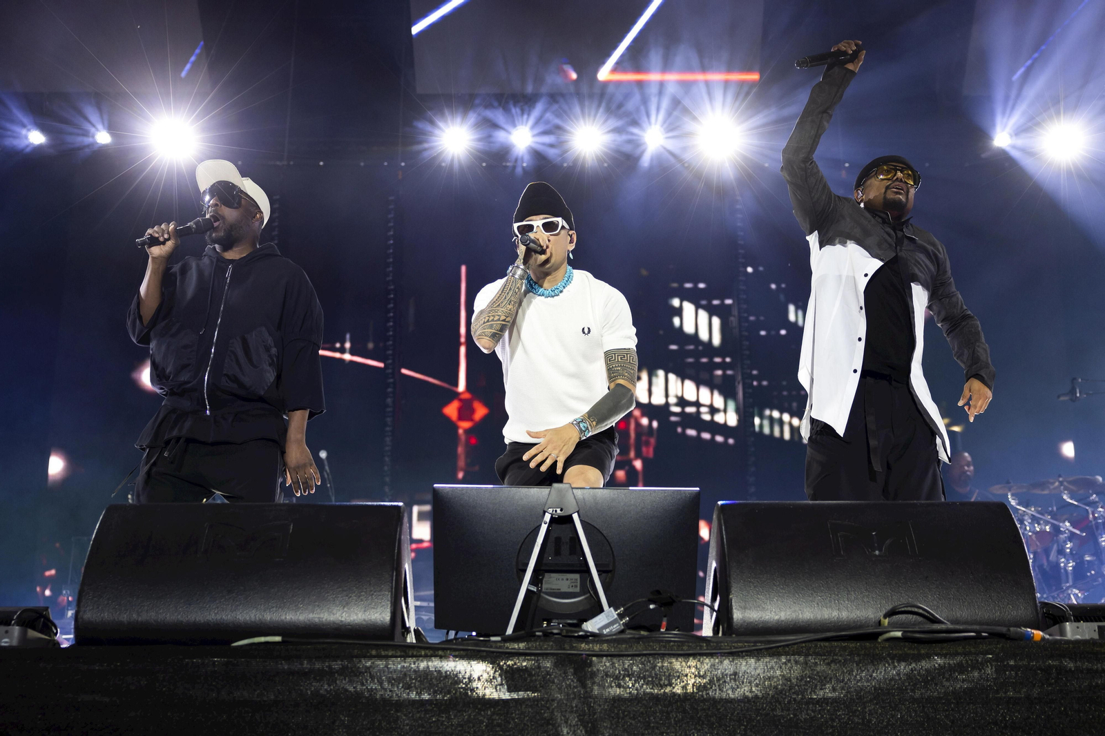 The Black Eyed Peas aterriza en Concert Music Festival The Black Eyed Peas aterriza en Concert Music Festival