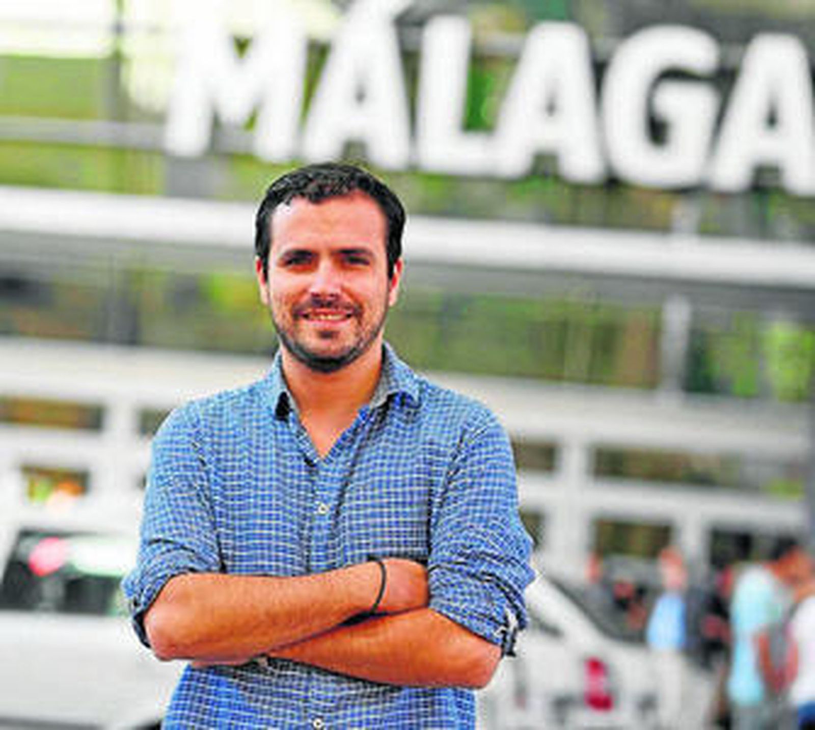 Alberto Garzón, en una imagen de archivo en su ciudad natal, Málaga.