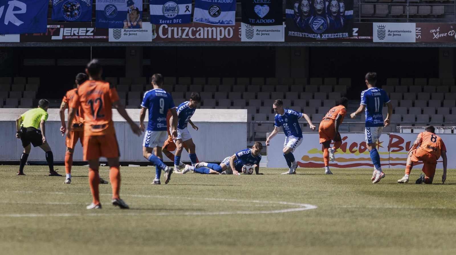 Las imágenes del derbi entre Xerez DFC y Xerez CD en Chapín