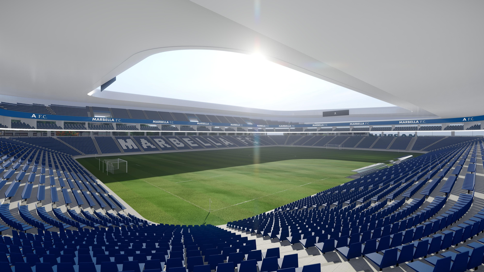 VÍDEO: Así es el nuevo estadio del Marbella proyectado