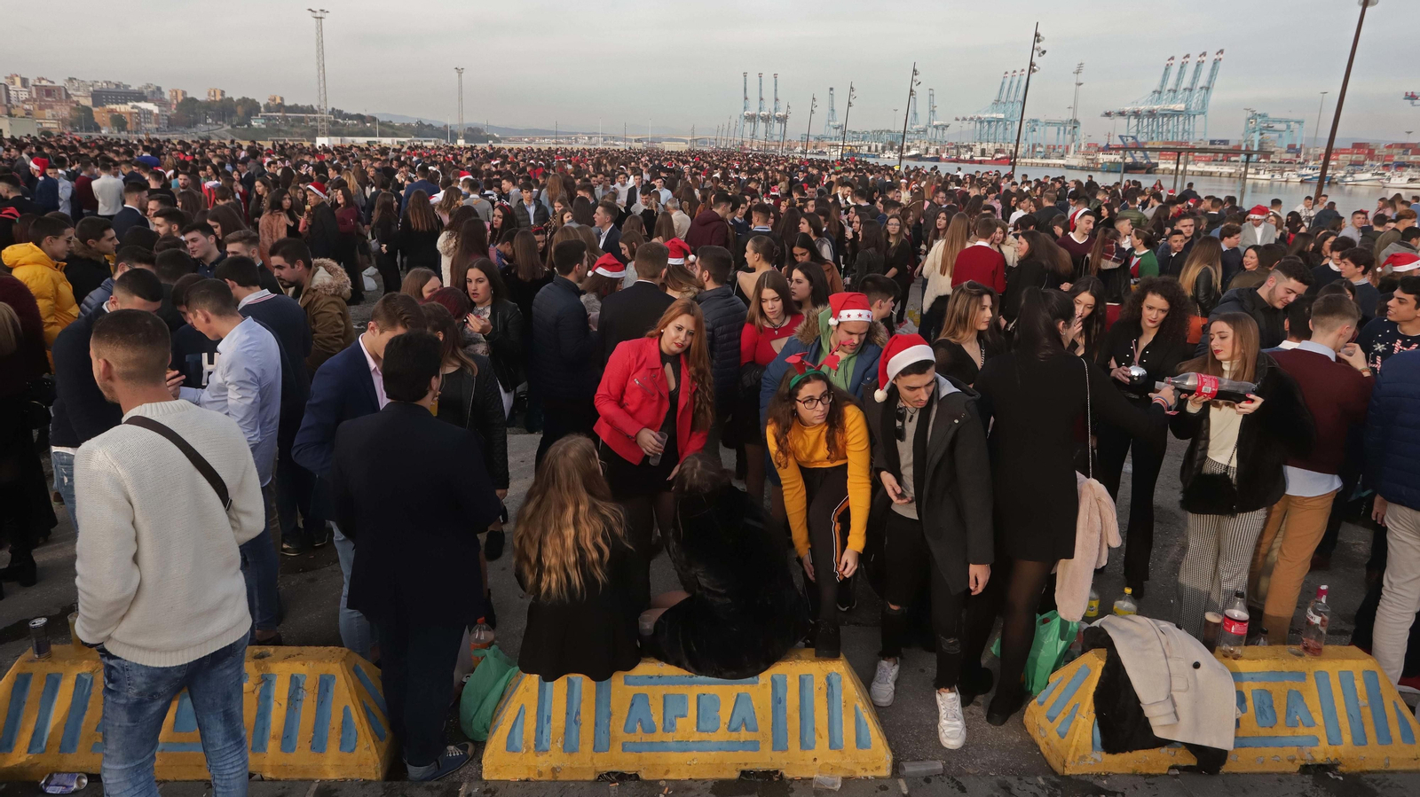 Celebración del 24 de diciembre en Algeciras.