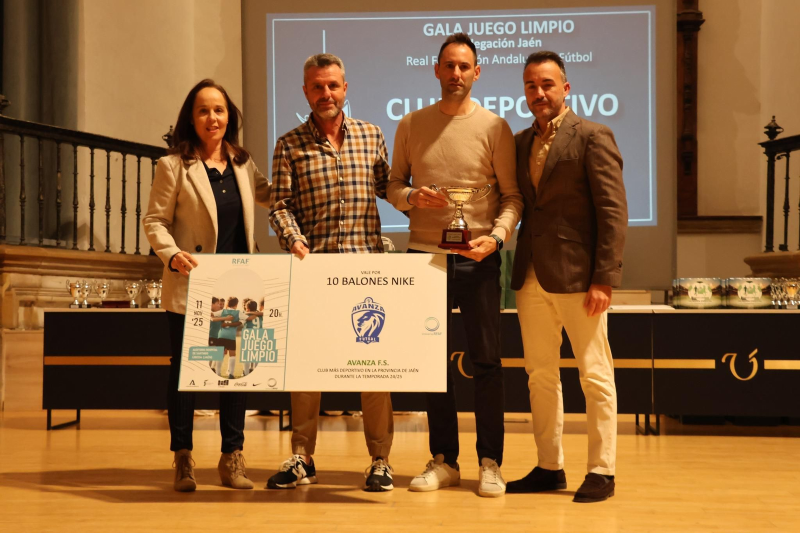 La gala Juego Limpio 2024-2025 de la Federación Jiennense de Fútbol, en imágenes