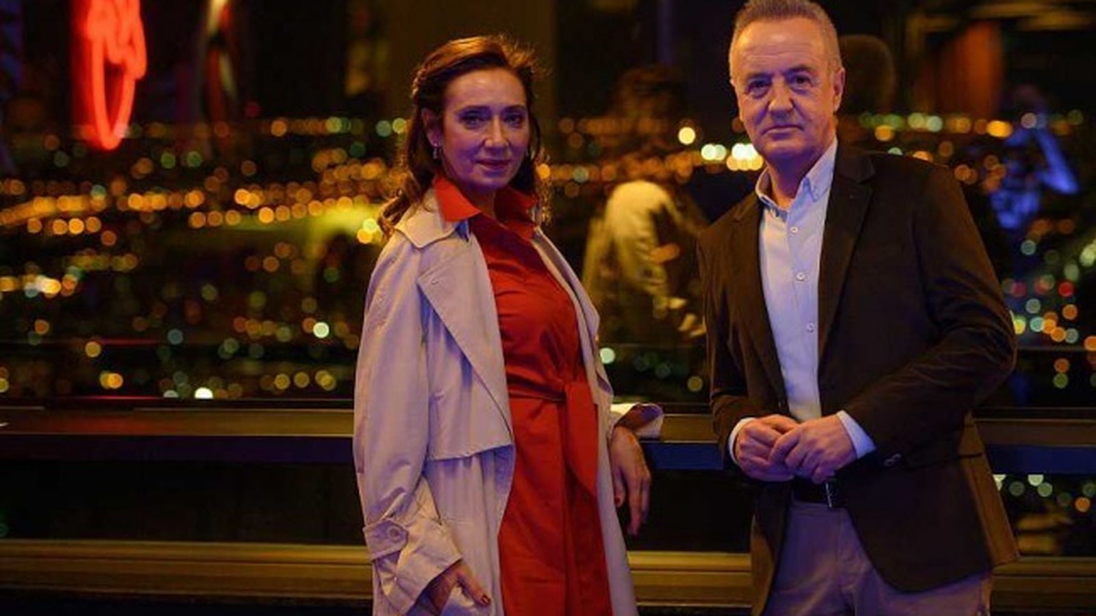 Carlos (Carlos Hipólito) y Karina (Rosana Pastor), en 2020.