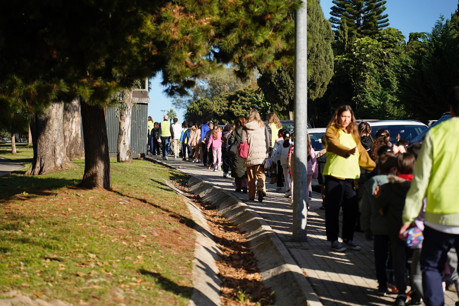 Las fotos del simulacro de maremoto en el colegio Virgen del Mar en Algeciras