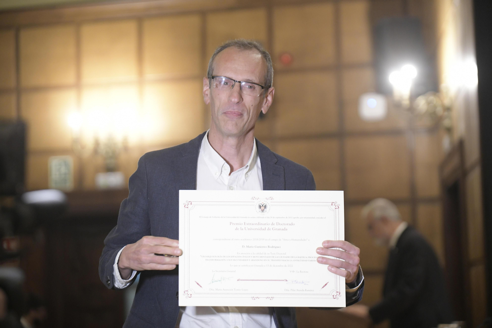 La UGR entrega los Premios Extraordinarios de Doctorado correspondientes al curso 2018/2019