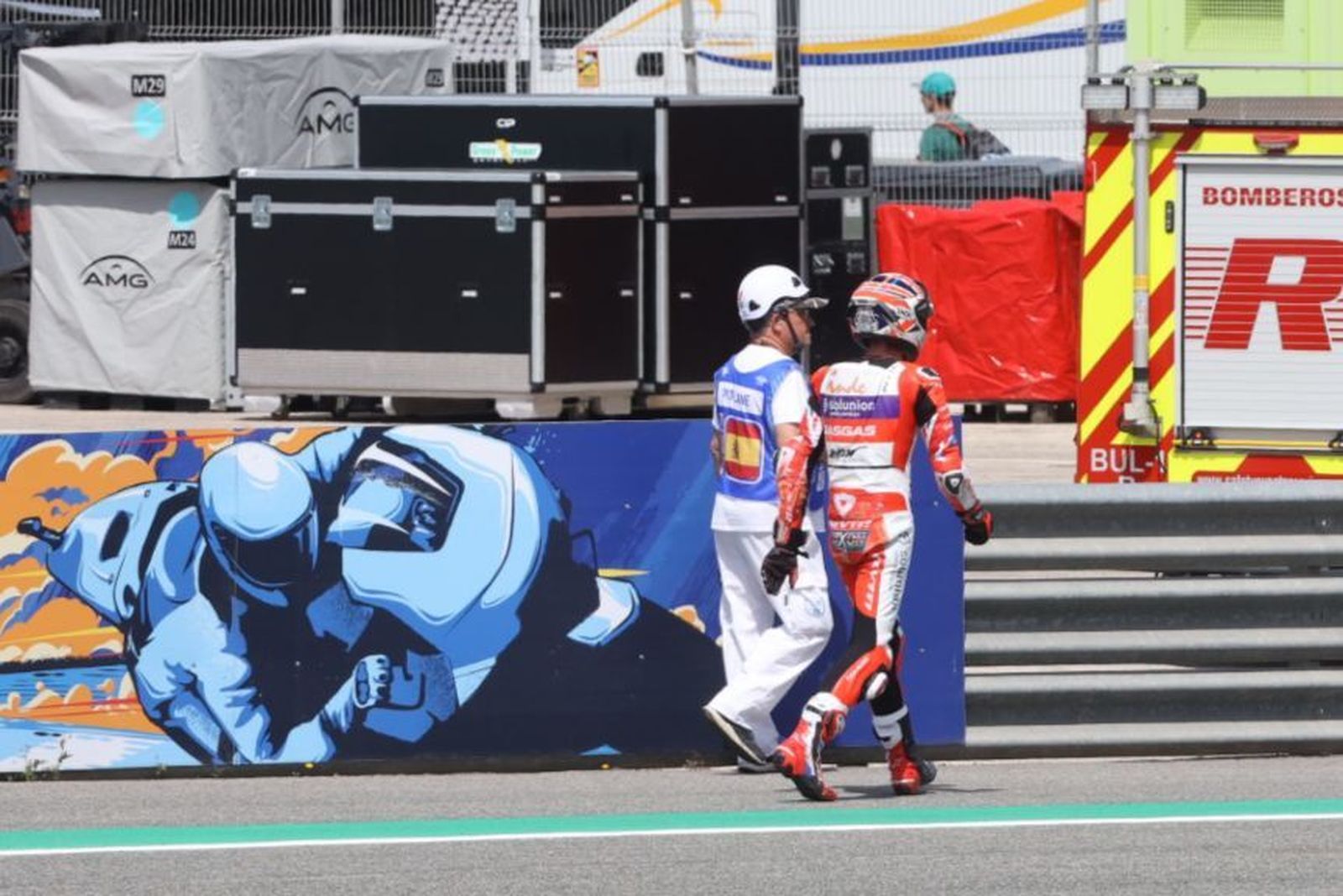 Moto2: Así fue la caída entre Dixon y Aldeguer