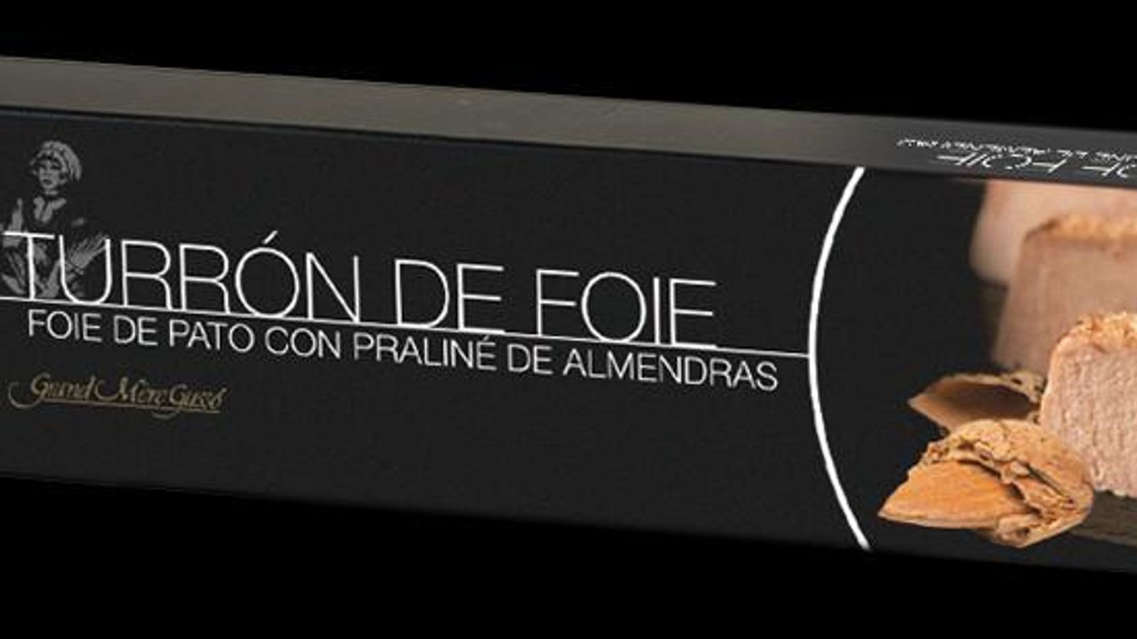 Turrón de foie de pato con praliné de almendras de la casa Grand Mère Gussó