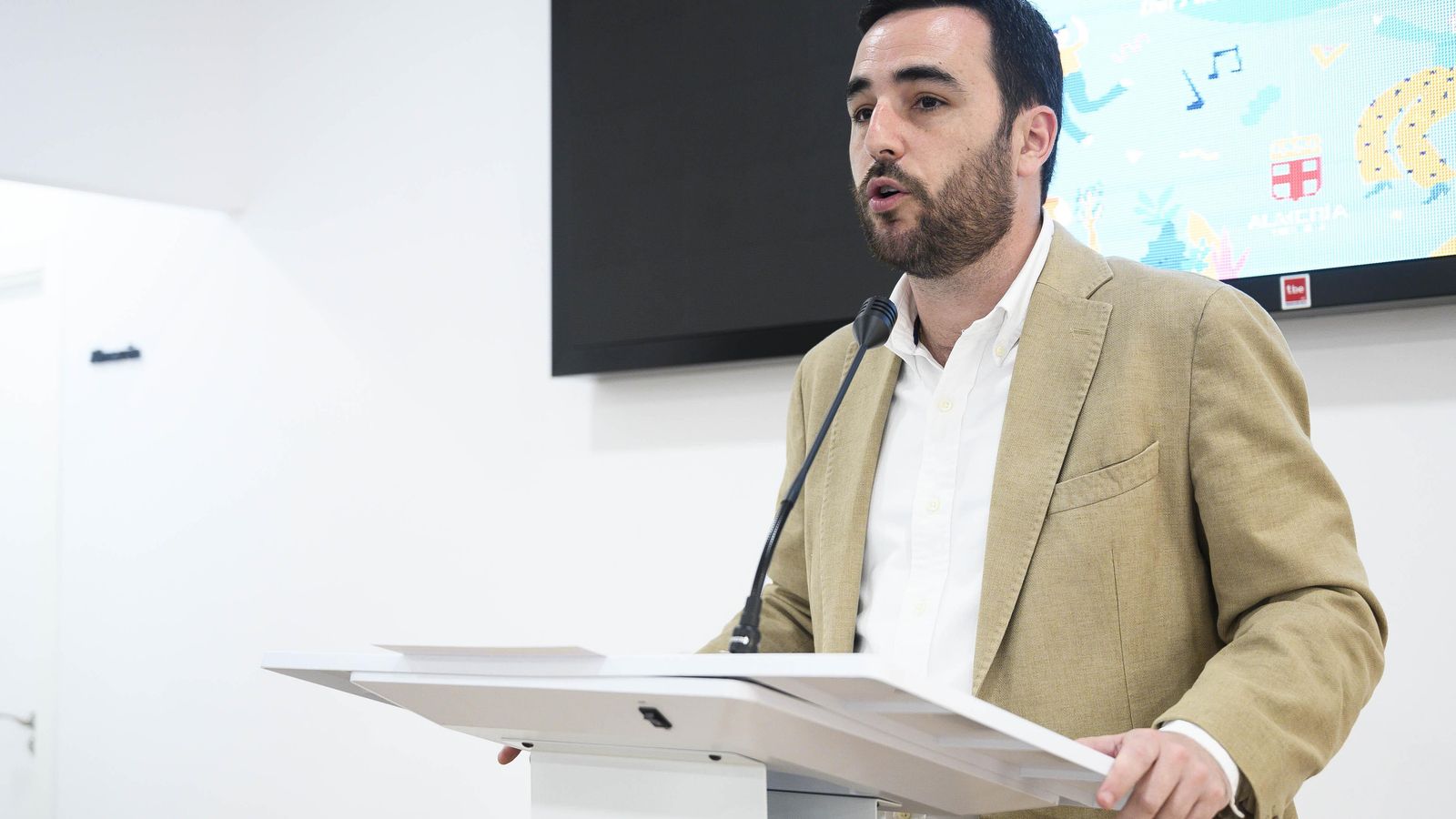 Carlos Sánchez, concejal de Promoción de la Ciudad