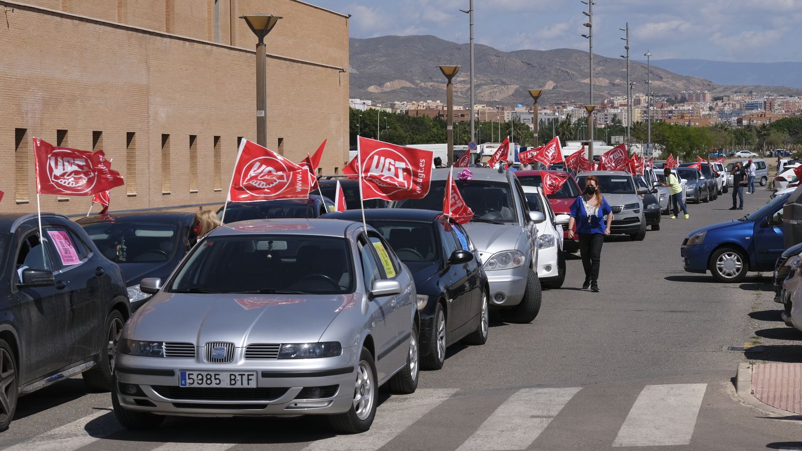 Salida desde el Auditorio Maestro Padilla de la capital de Almería.