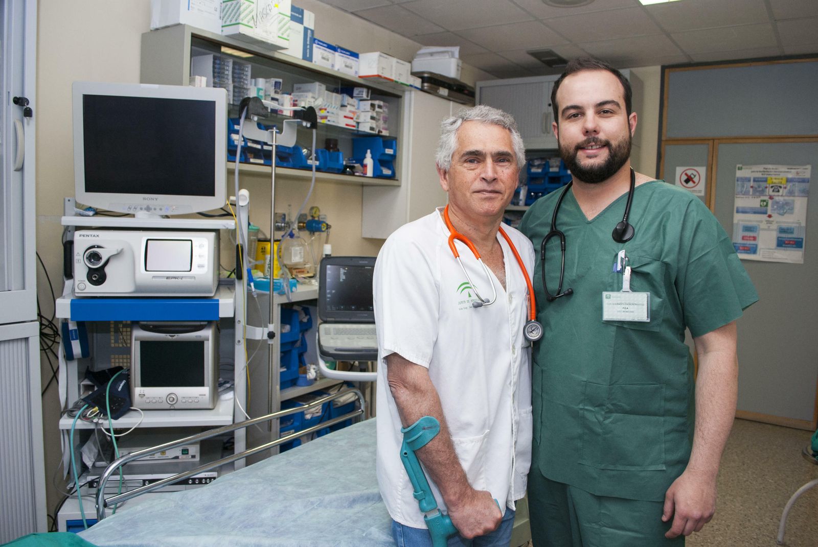 Antonio Pereira -izquierda- y Luis Padrón.