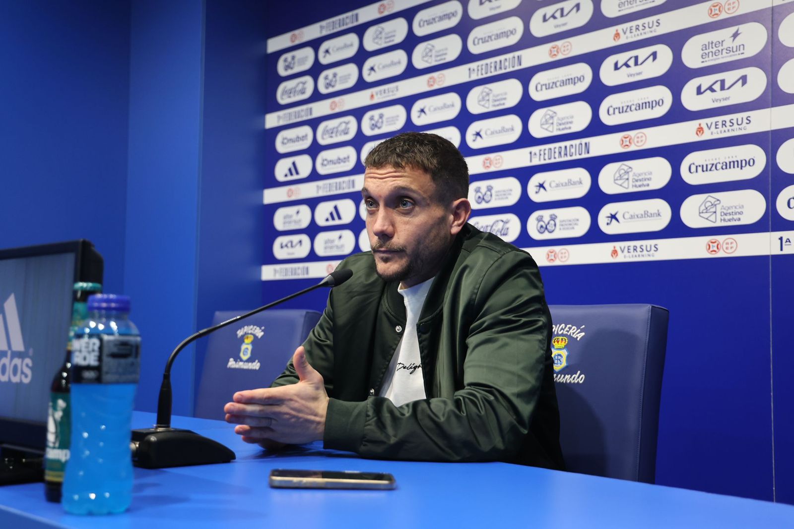 David Soto, este miércoles en sala de prensa.