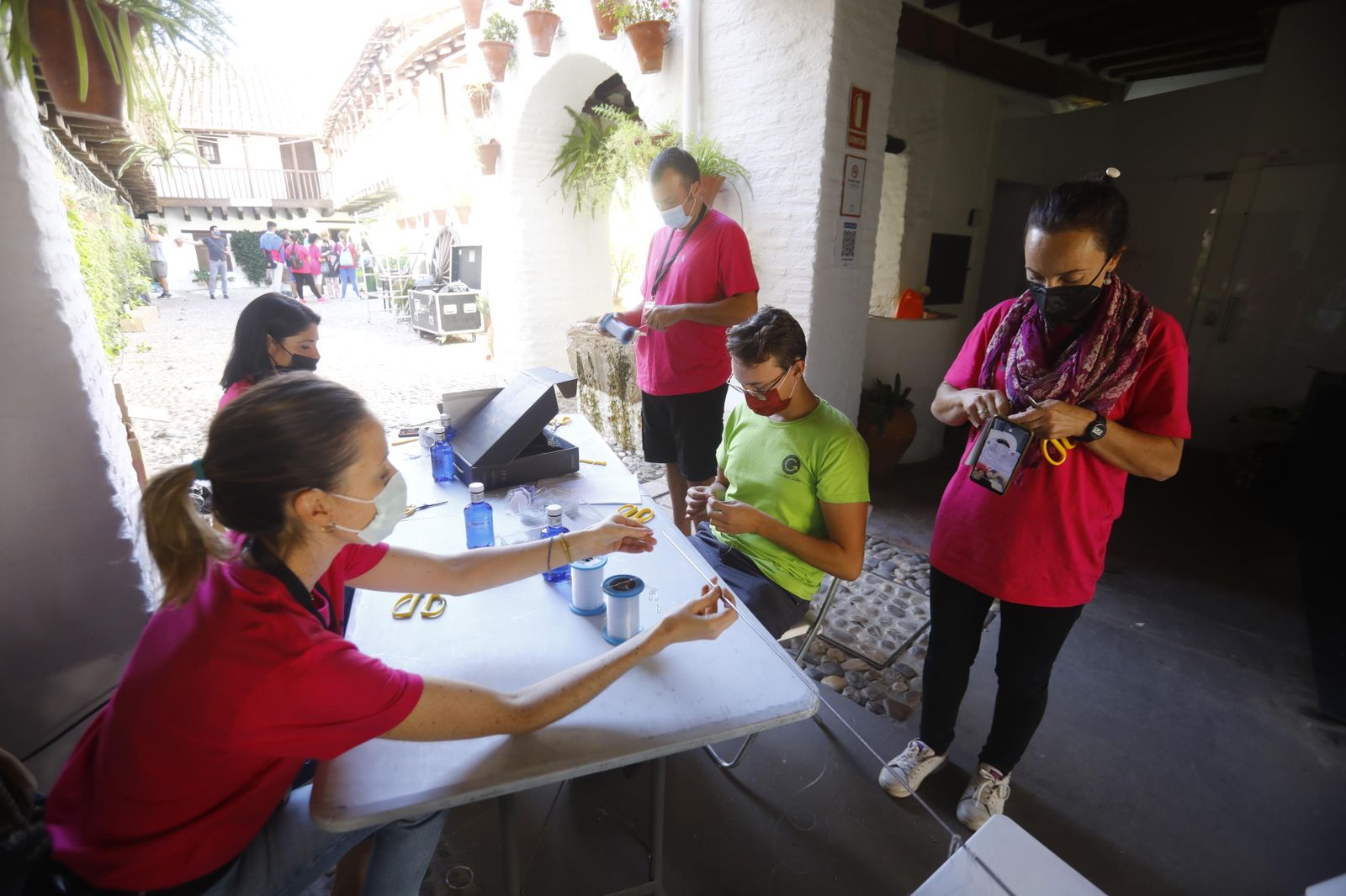 El montaje del Festival Flora, en imágenes
