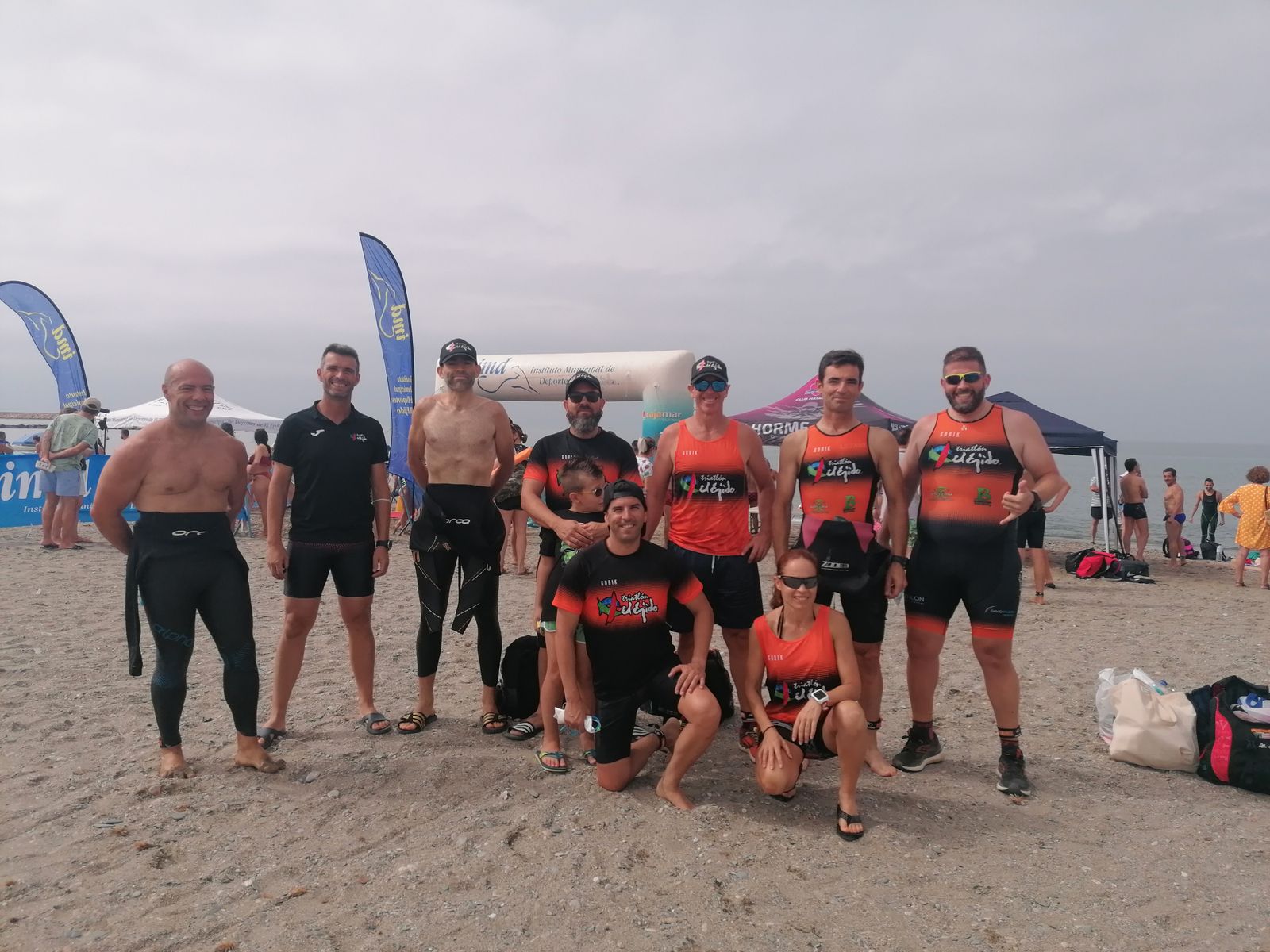 Atletas del CD Triatlón El Ejido