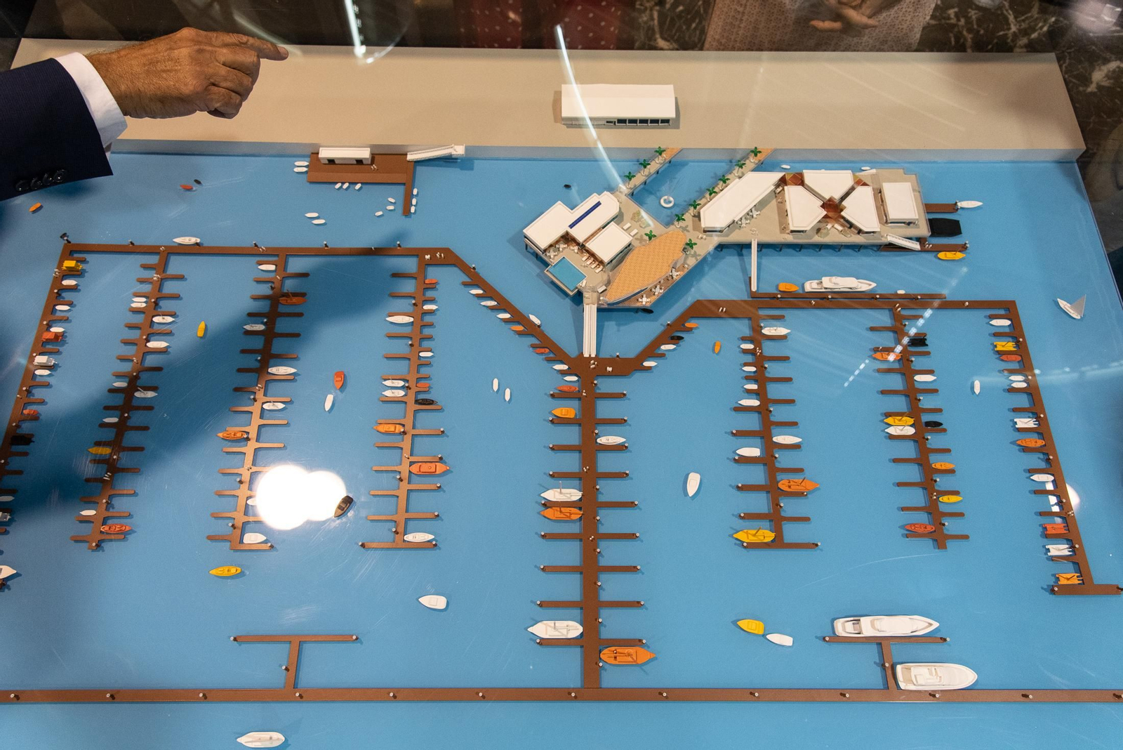 Imágenes de la presentación de la marina del Odiel del Puerto de Huelva