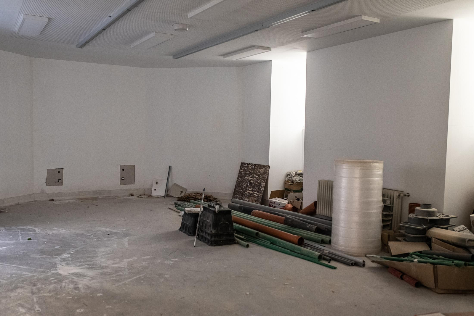 Una visita a las obras del IES La Rábida, en imágenes