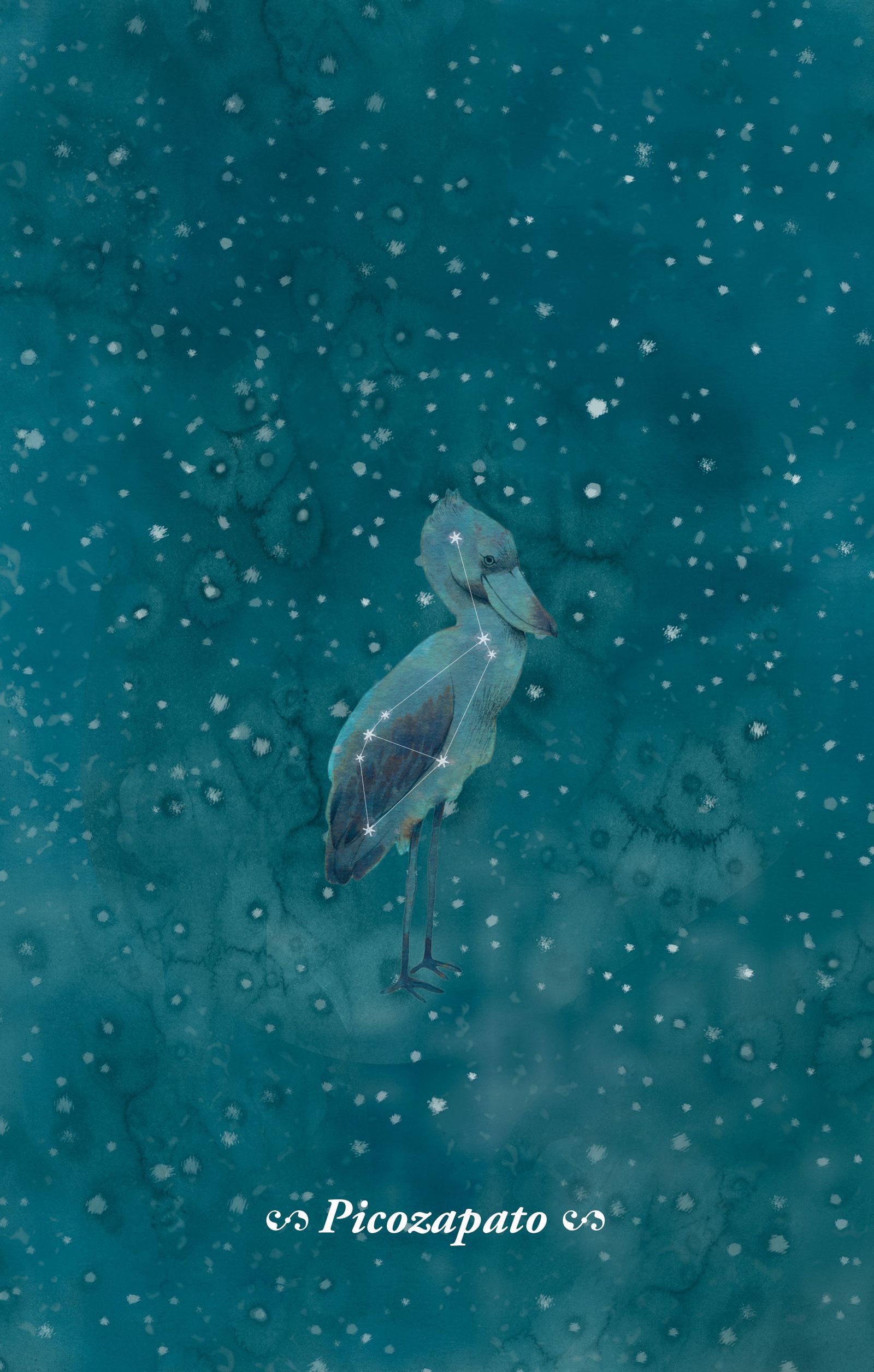 Un dibujo de Ester García, dedicado al picozapato.