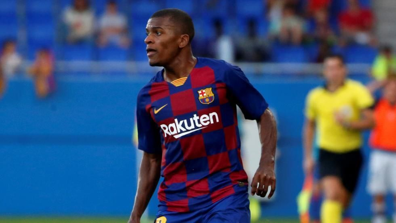 Akieme viene de jugar con el Barça B en Segunda B