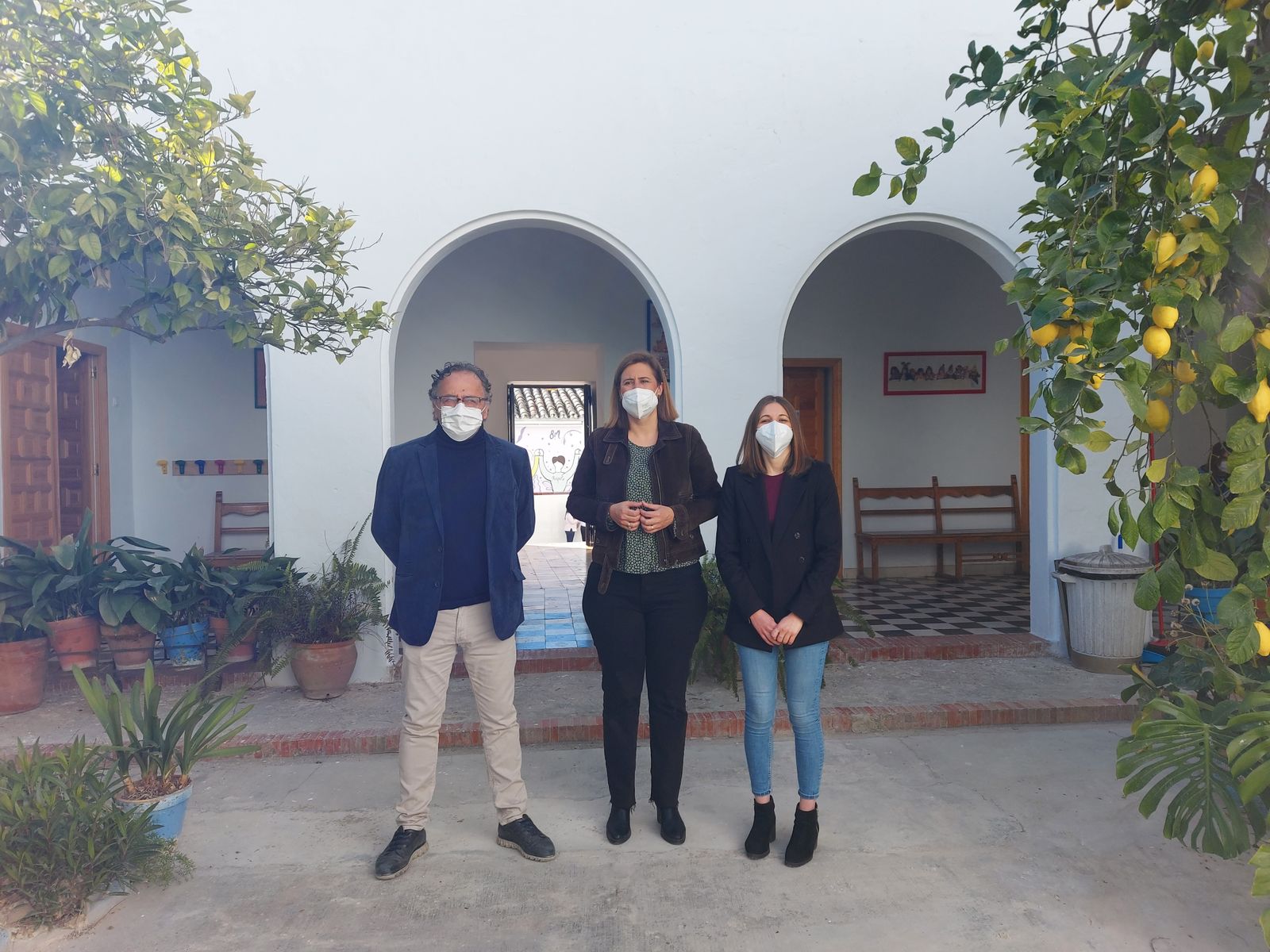 Visita al edificio de SAFA-La Milagrosa de Baena.