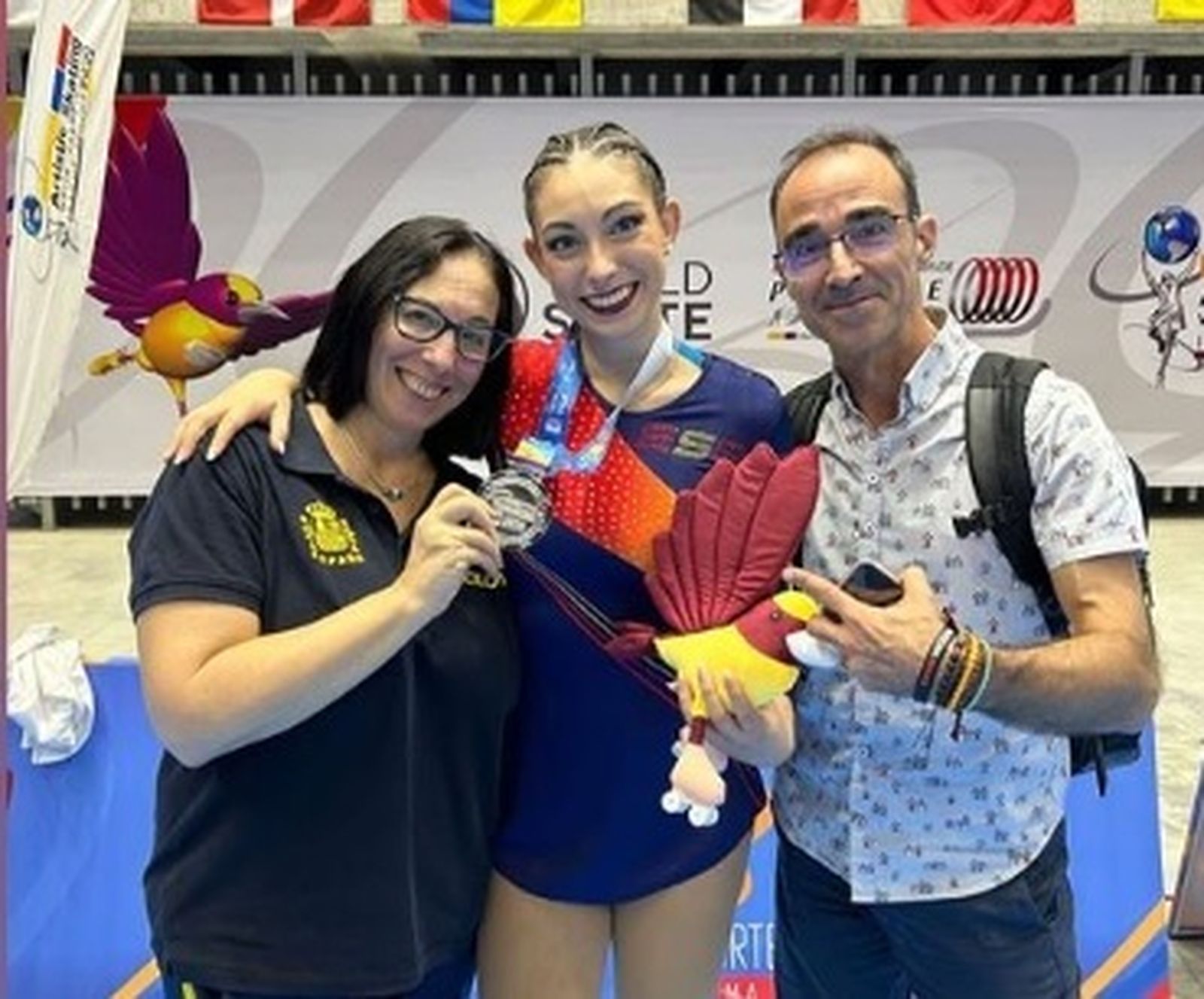 Natalia Baldizzone, subcampeona del mundo.