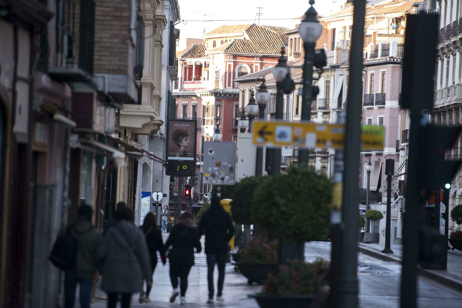 Imágenes del frío en Granada con temperaturas bajo los cero grados