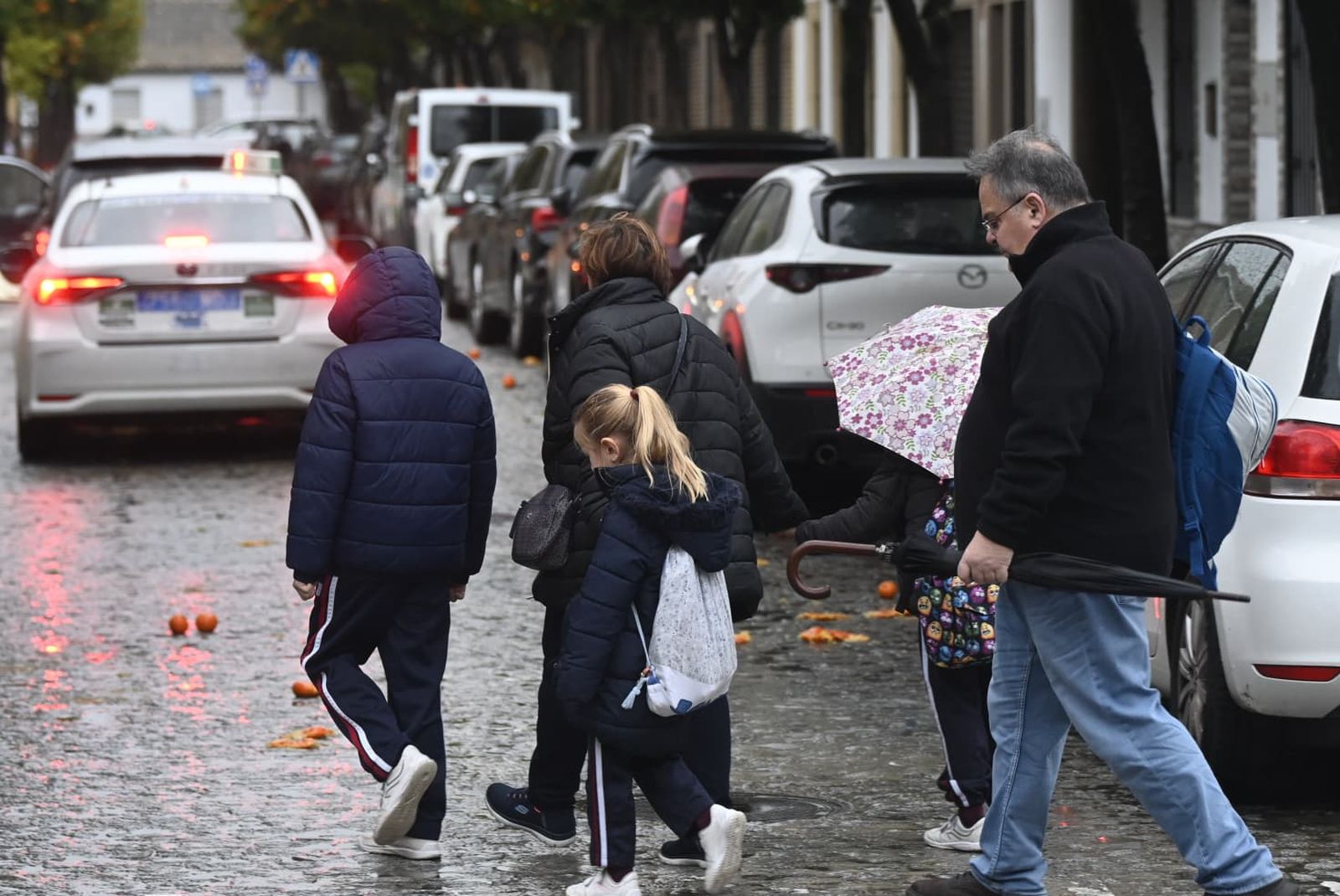 La vuelta al colegio en Córdoba tras la borrasca Leonardo
