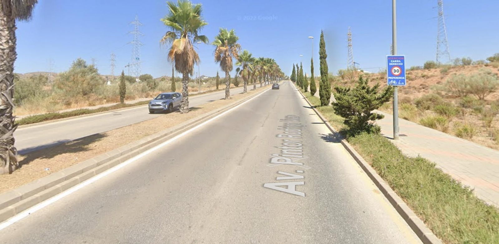 Punto donde se va a instalar el radar, con una velocidad máxima de 30 kilómetros por hora.