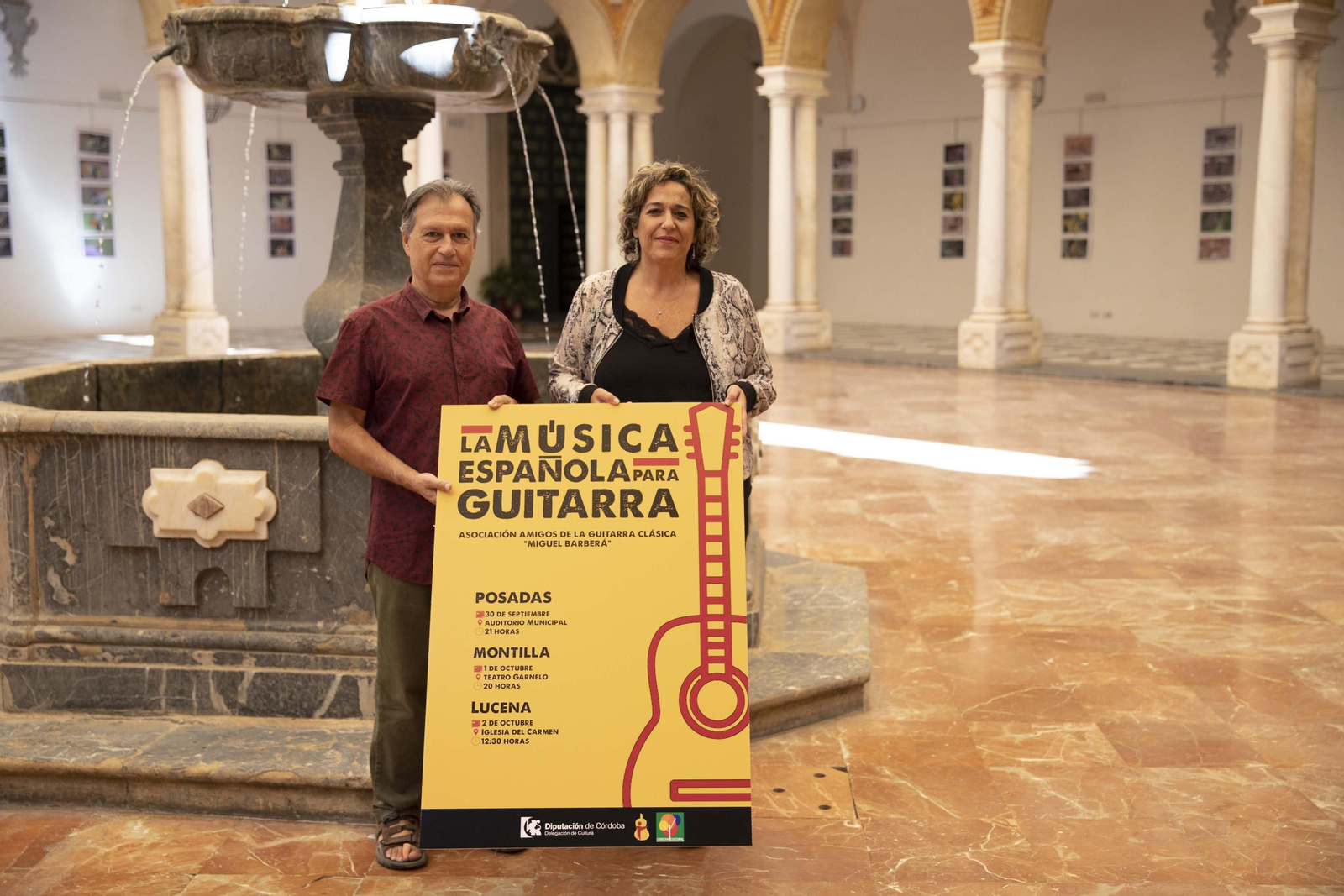 Presentación de los conciertos.