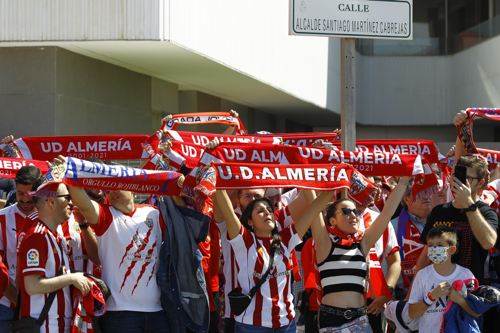 Imágenes del partido U.D. Almería-S.D. Amorebieta