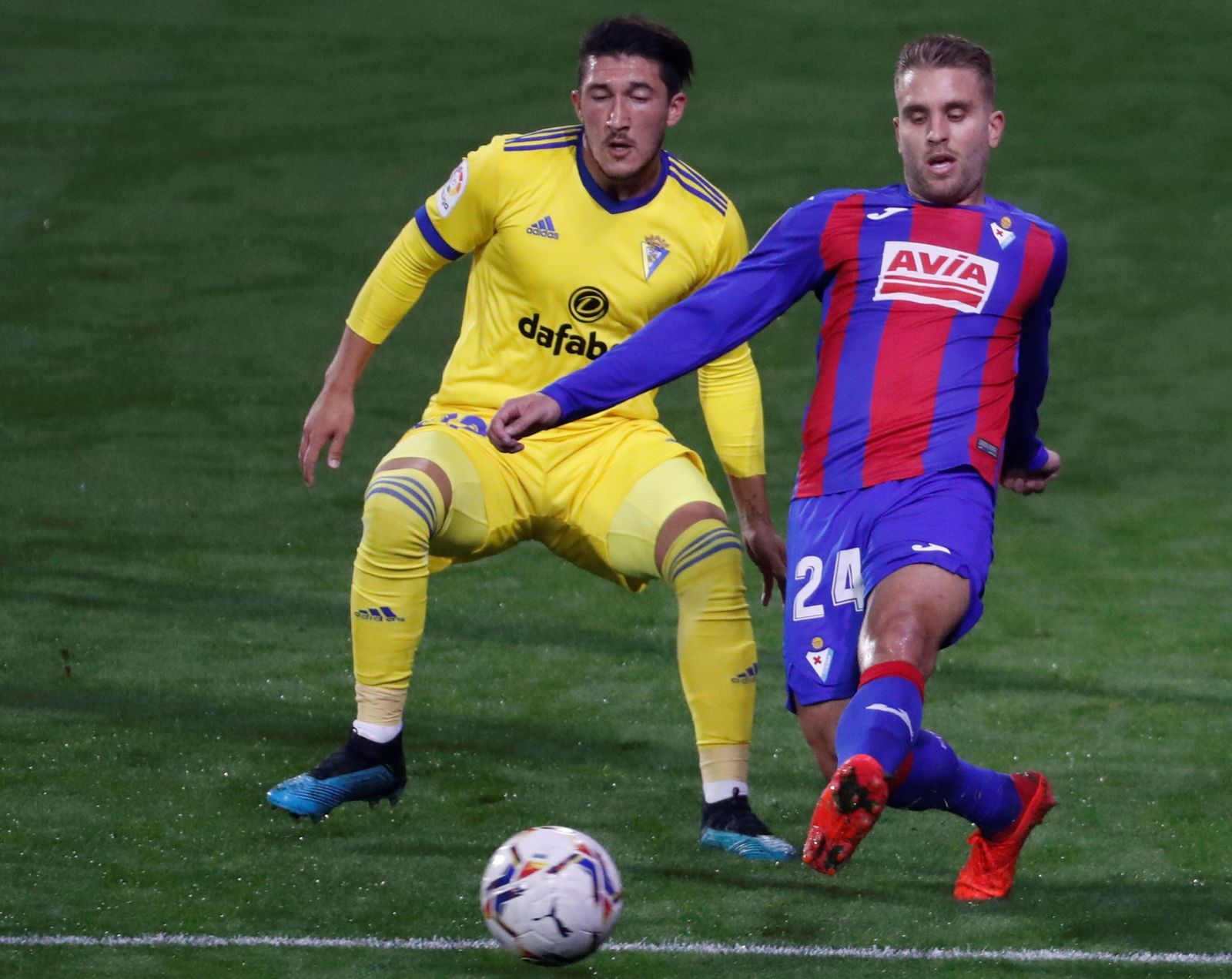 Kevin Rodrigues, en un partido del Eibar.