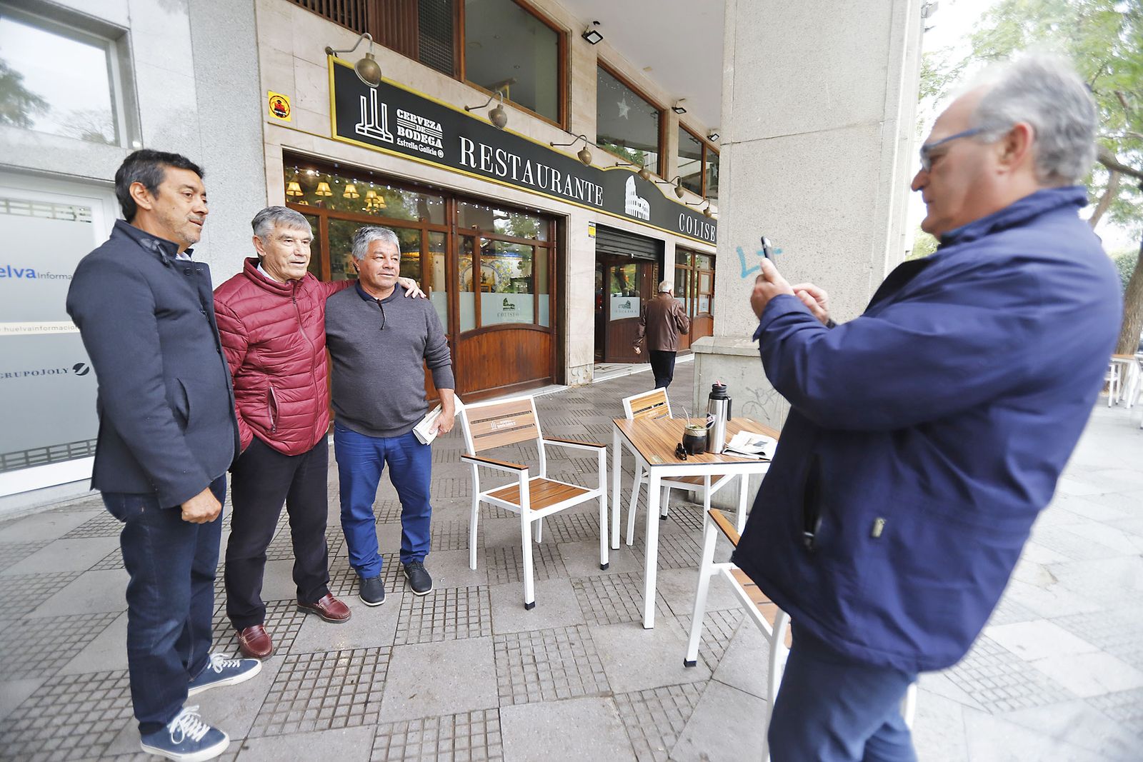 Imágenes de la emotiva visita de Luzardo y Alzugaray a Huelva Información