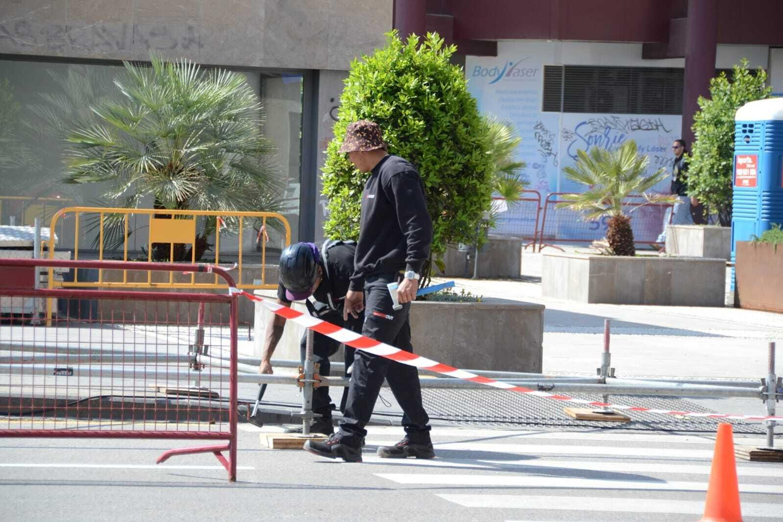 Así se prepara la zona del desfile de las Fuerzas Armadas