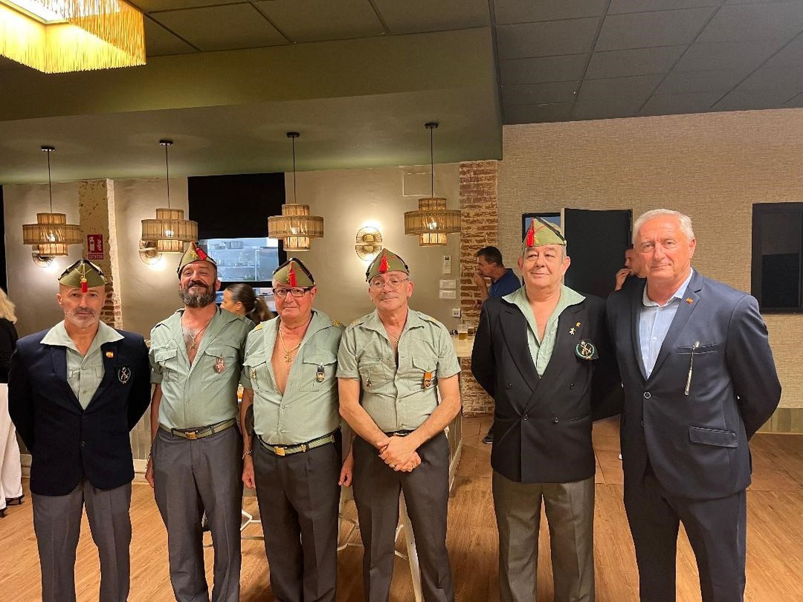 Javier Patrón, Javier Romero, Miguel Toledo, José Iglesias, Francisco de Diego Rodríguez y Fernando Martos.