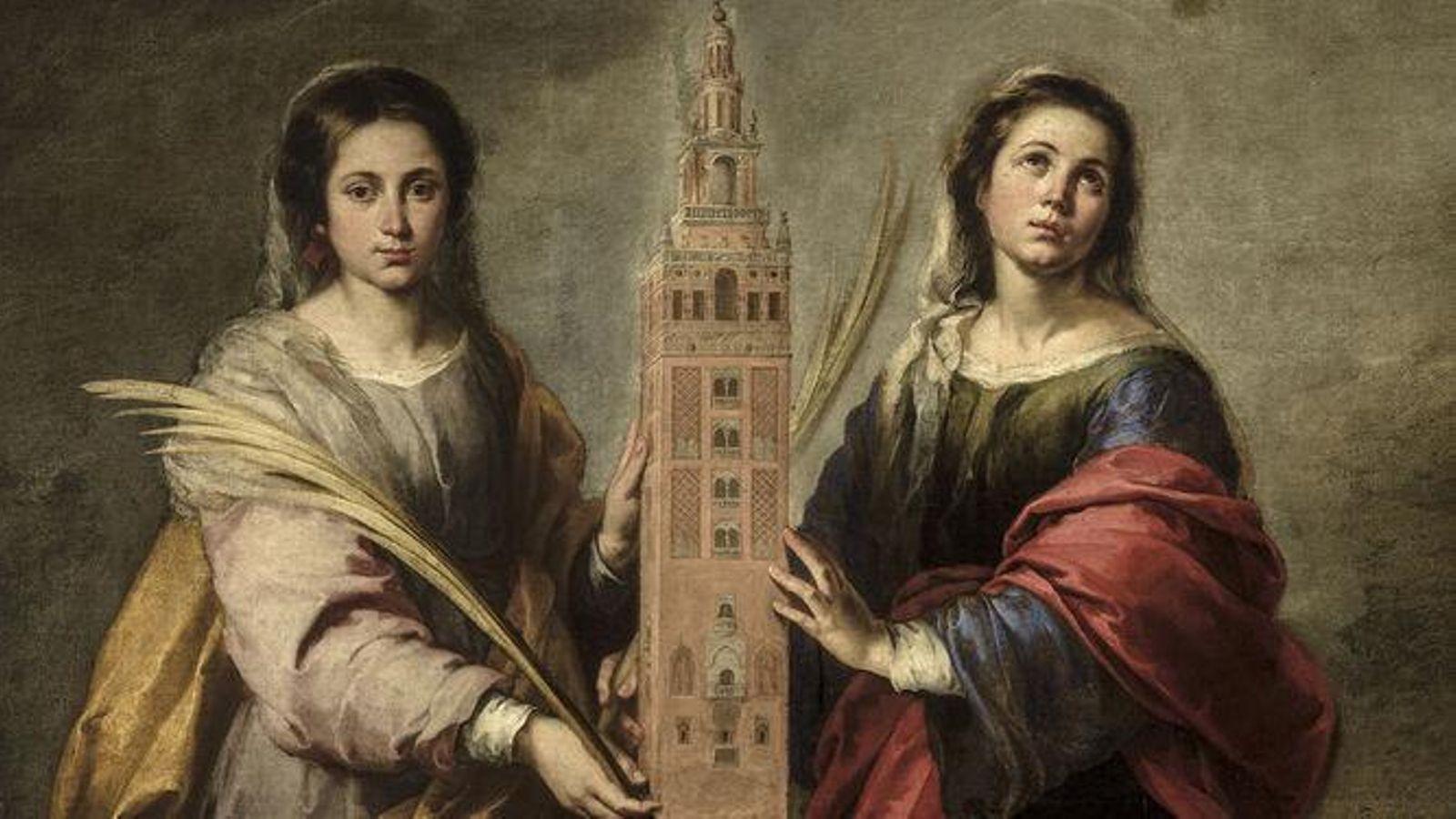 Detalle de 'Santa Justa y Santa Rufina'.