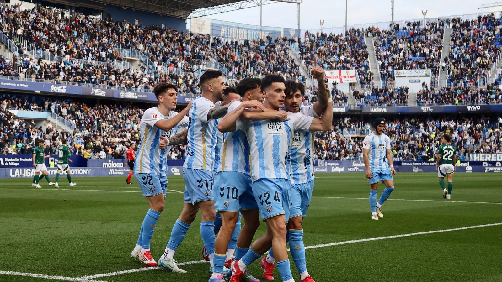 El Málaga CF-Racing de Ferrol, en fotos